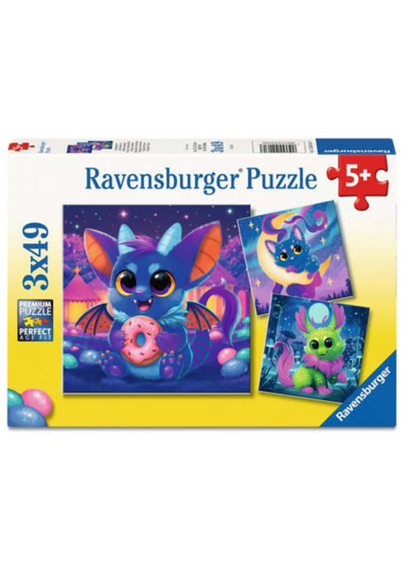 Ravensburger Ravensburger 3x49 stukken - Kleine monsters