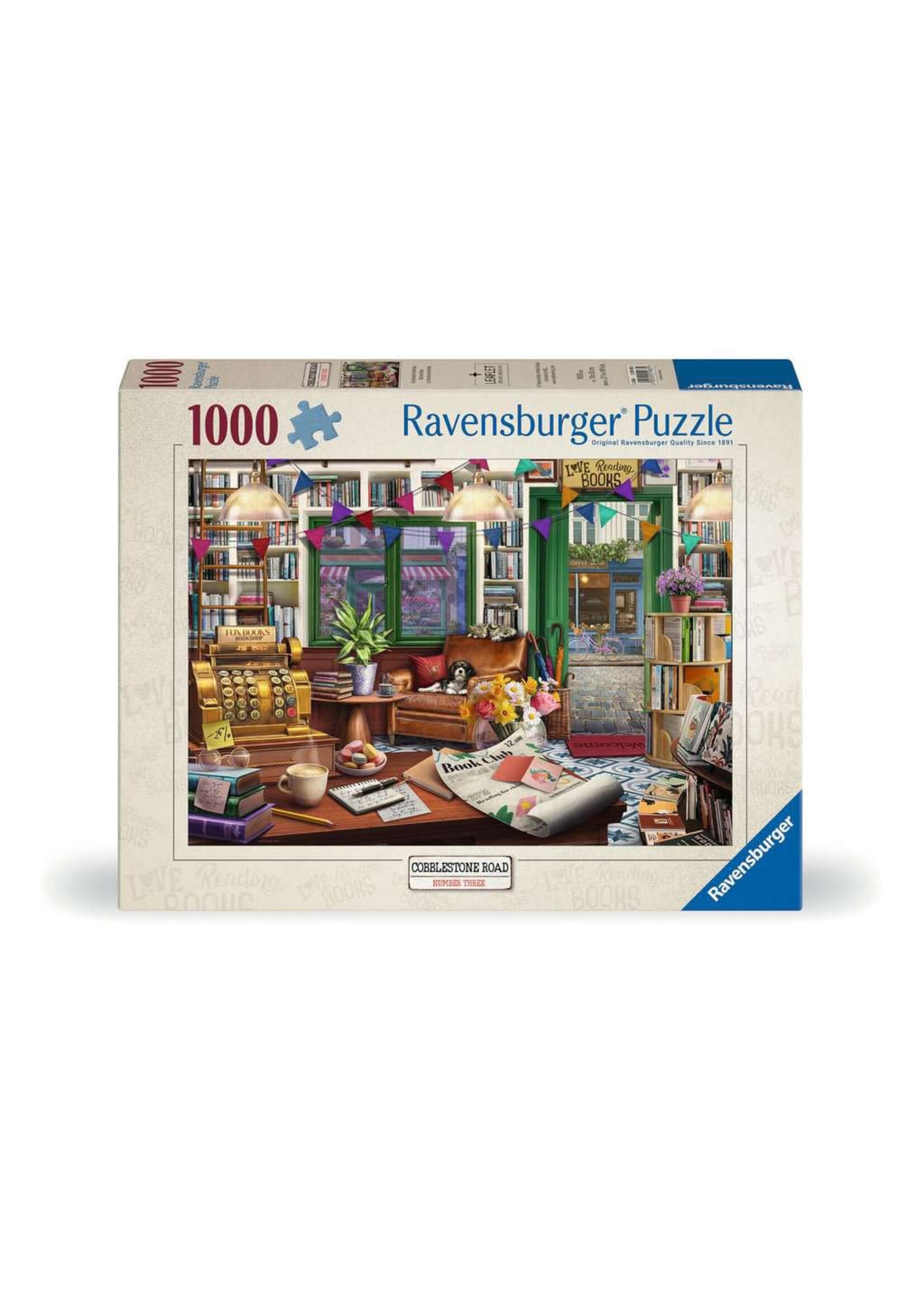 Ravensburger Book Lover’s Shop WT Puzzel (1000 stukjes)