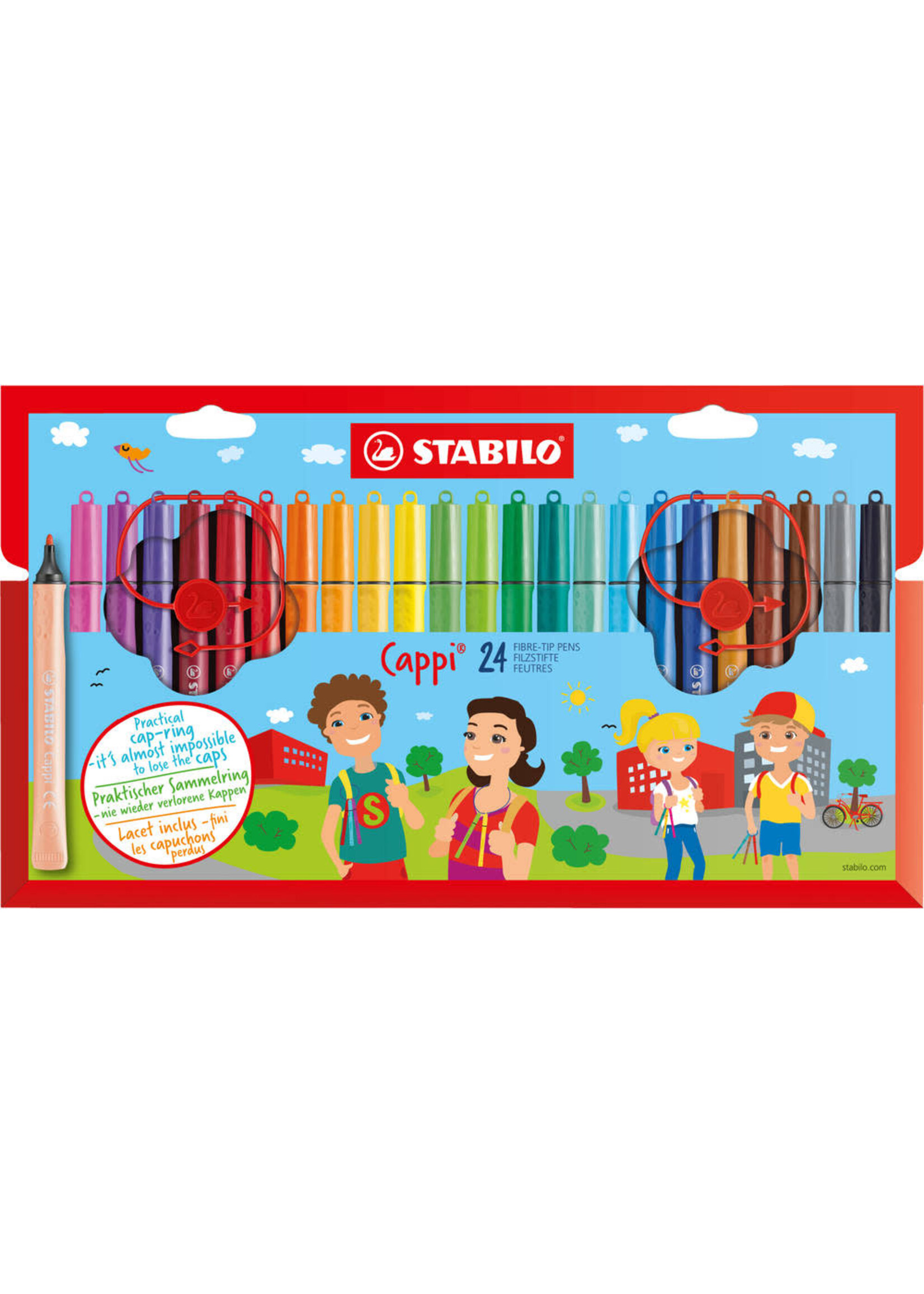 Stabilo Cappi cardboard wallet 24 pcs