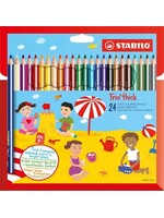Stabilo Trio thick cardboard wallet 24 pcs