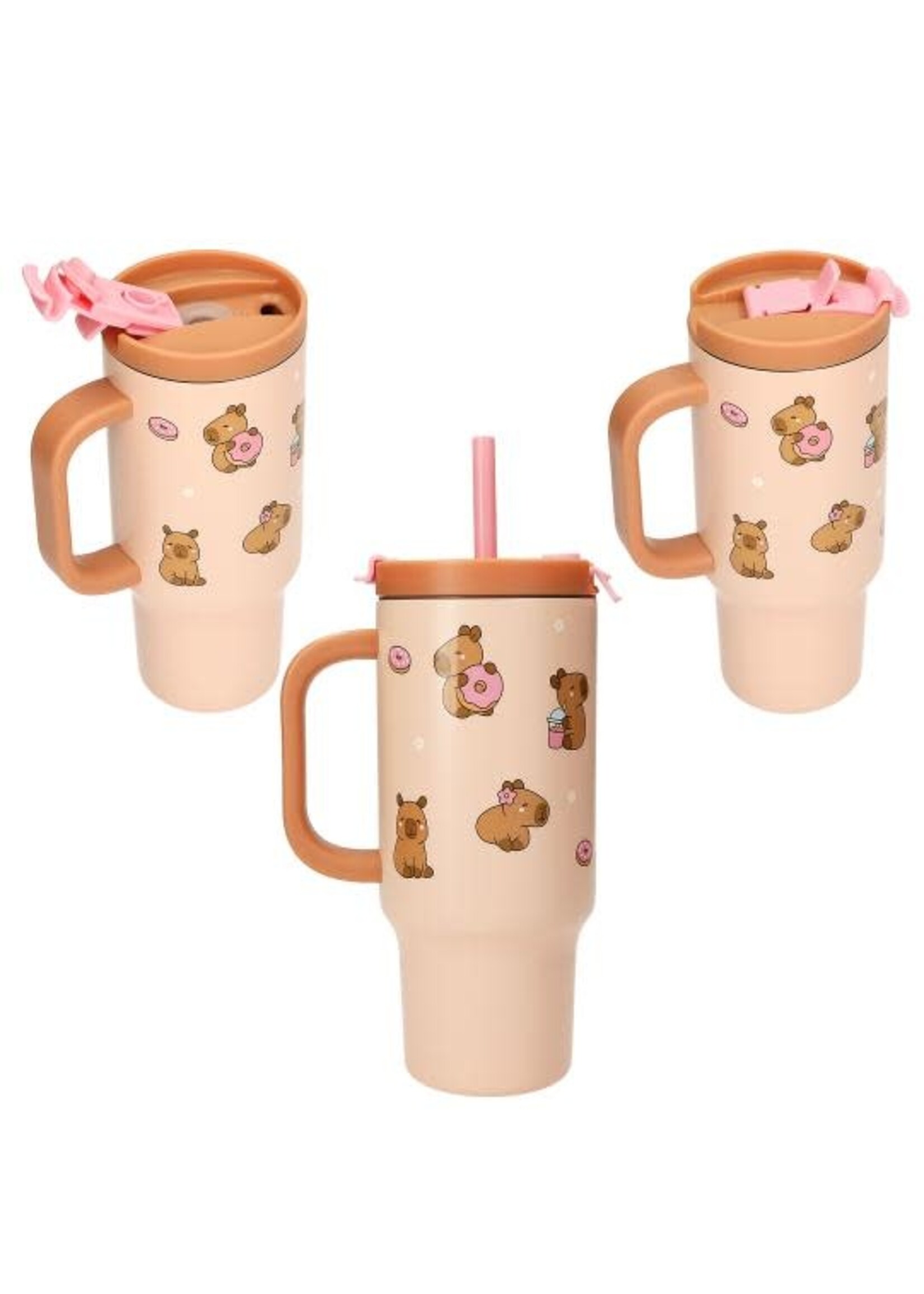 Penfection PENfection To Go beker met rietje CAPYBARA