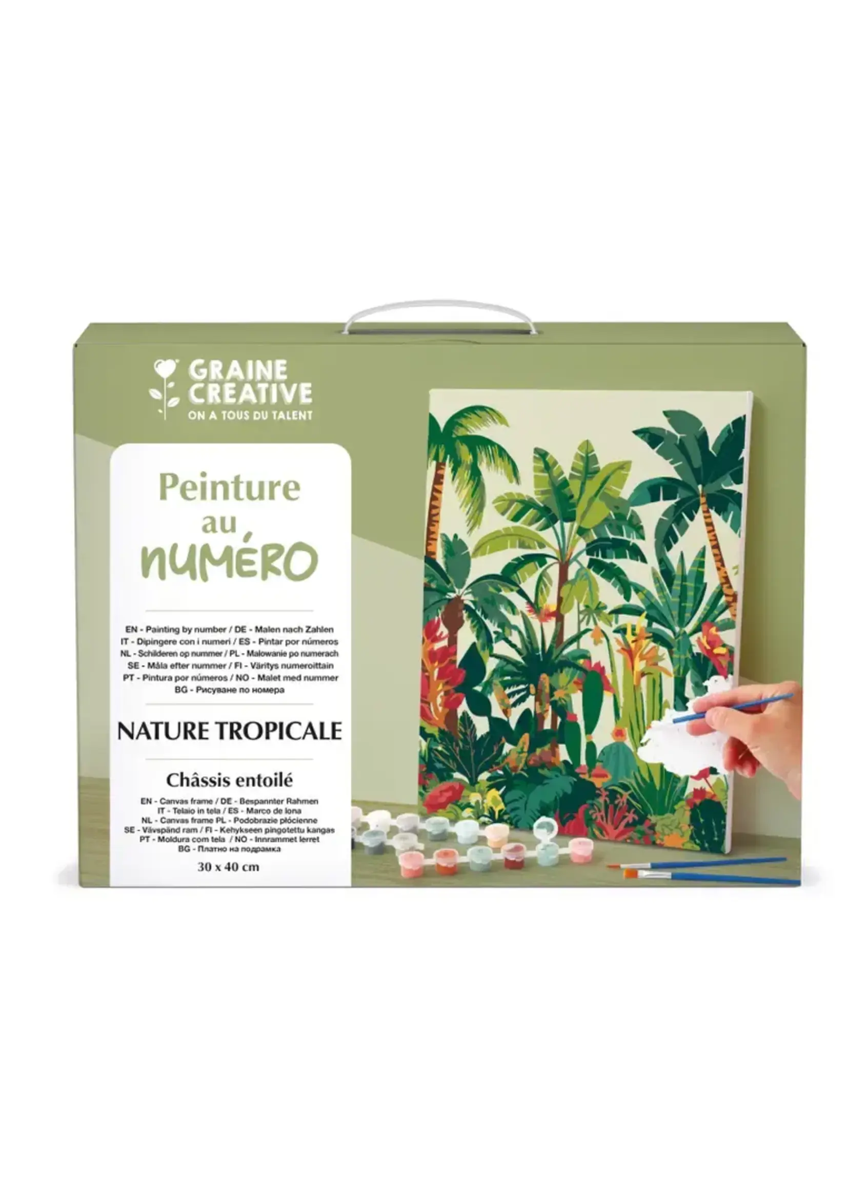 Graine Creative Graine Creativ nature tropical 30x40 schilderen op nummer