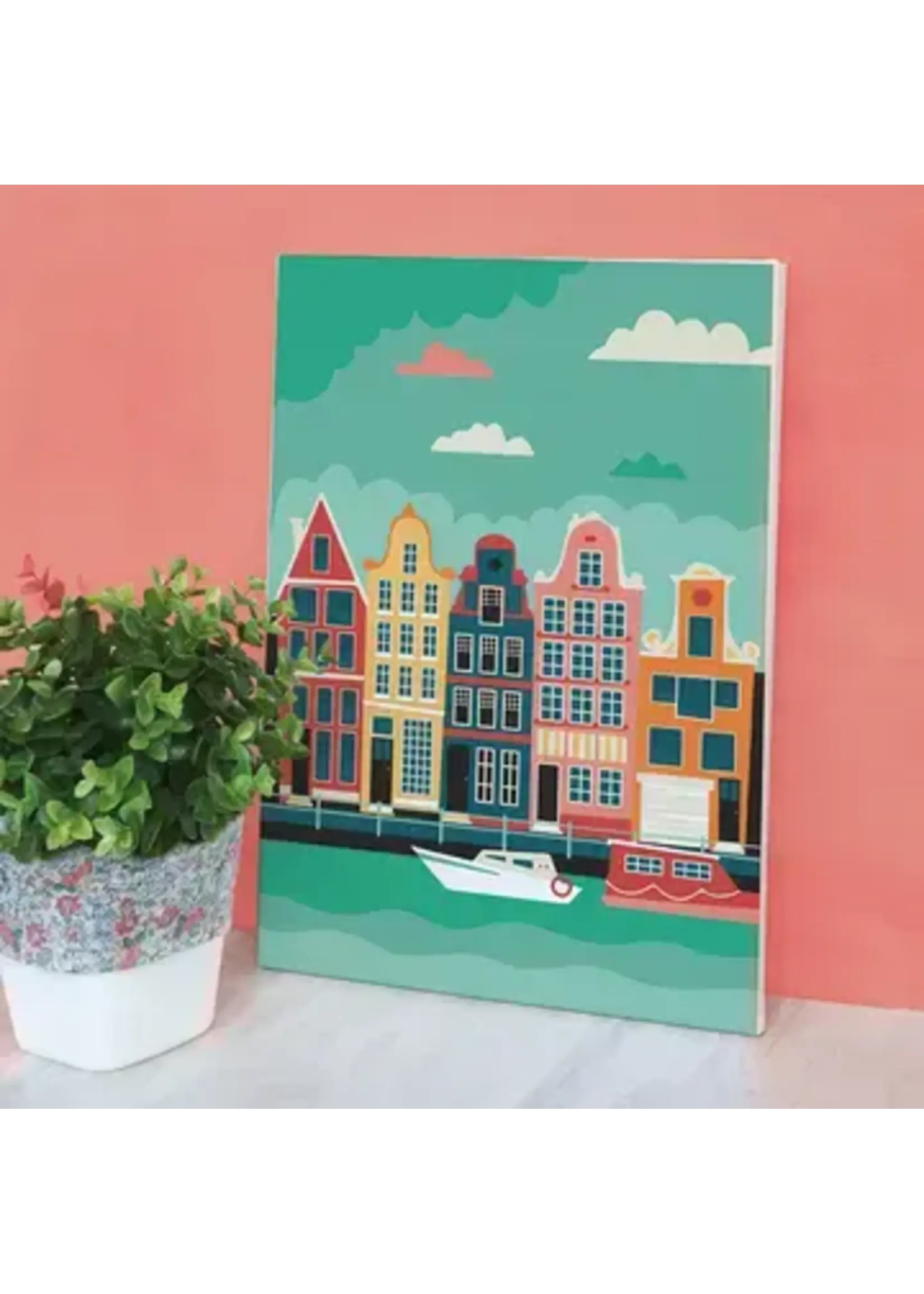 Graine Creative Graine Creative Amsterdam 20x30 verven op nummer