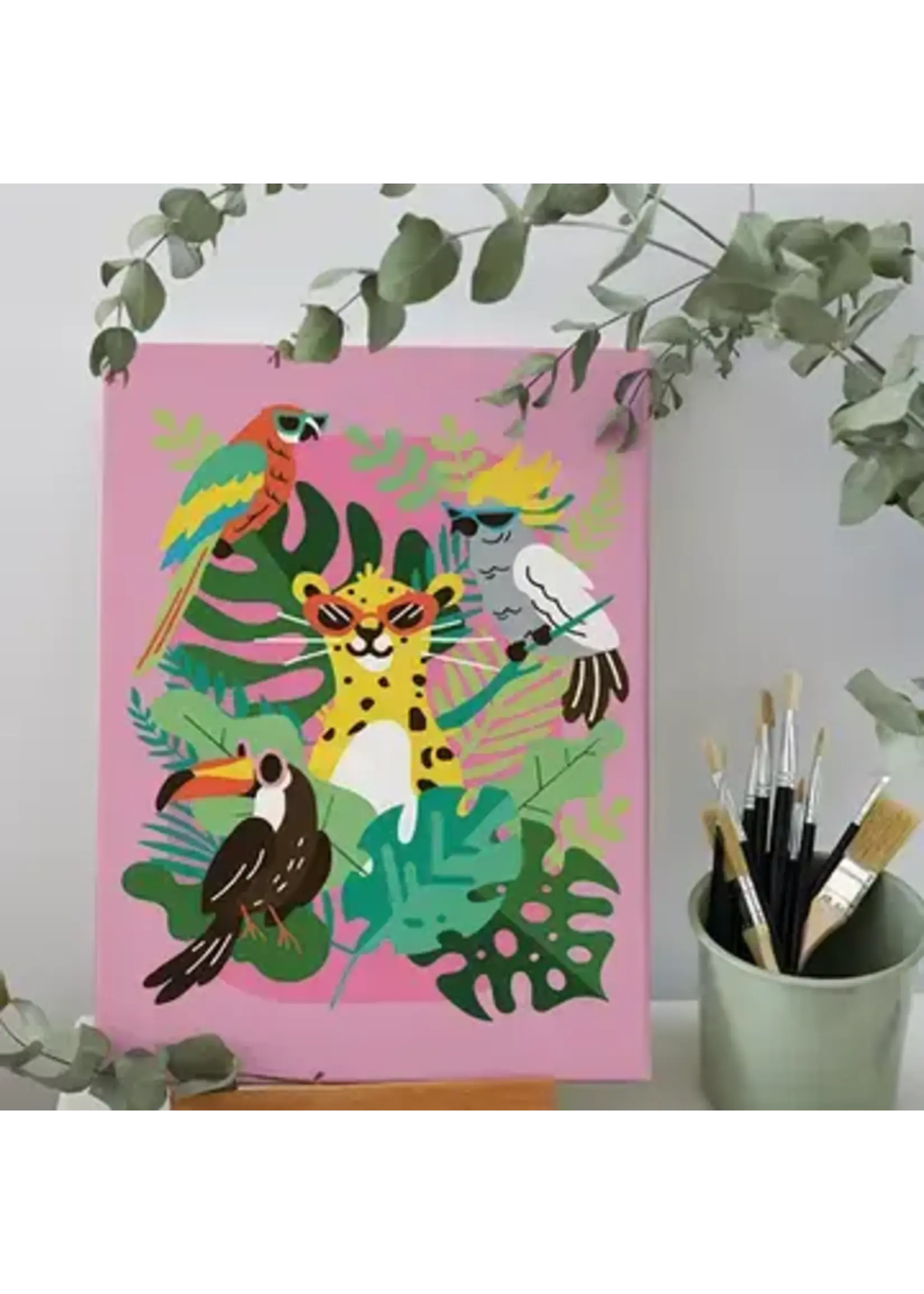 Graine Creative Graine Creative Tropical 20x30 schilderen op nummer