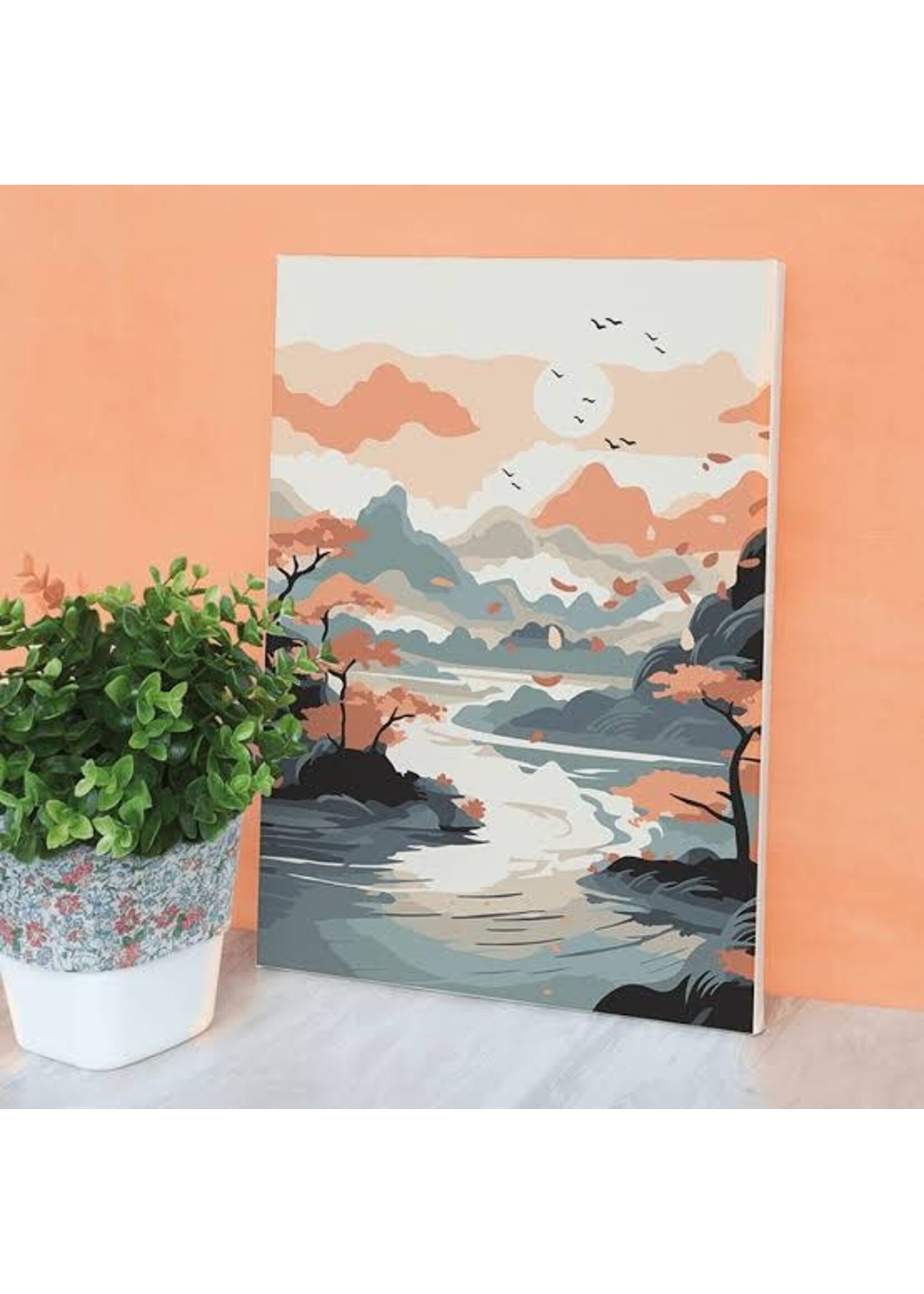 Graine Creative Graine Creative schilderen op nummer  aziatische vlakte