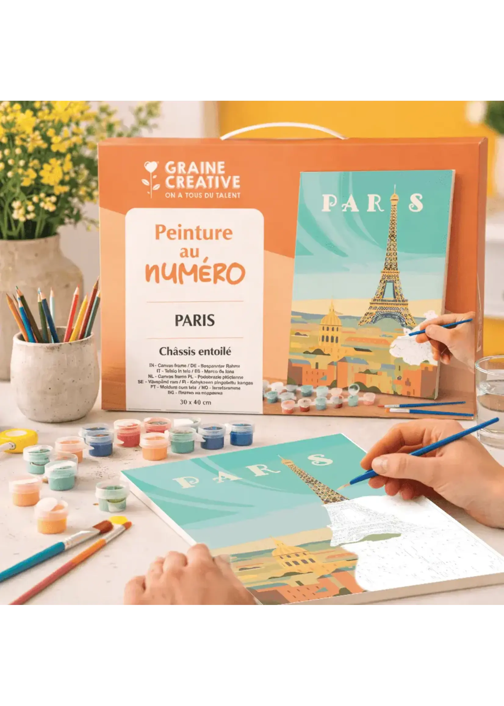 Graine Creative Graine creative schilderen op nummer Parijs