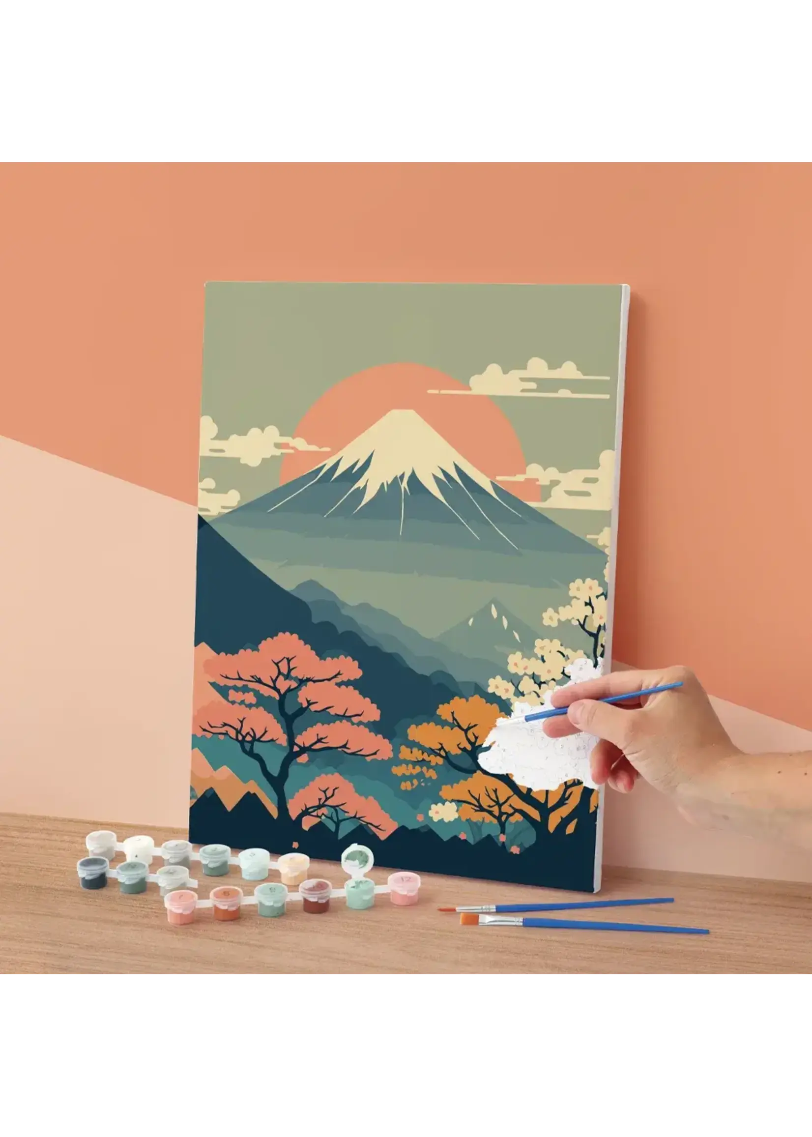 Graine Creative Graine creative schilderen op nummer Berg Fuji