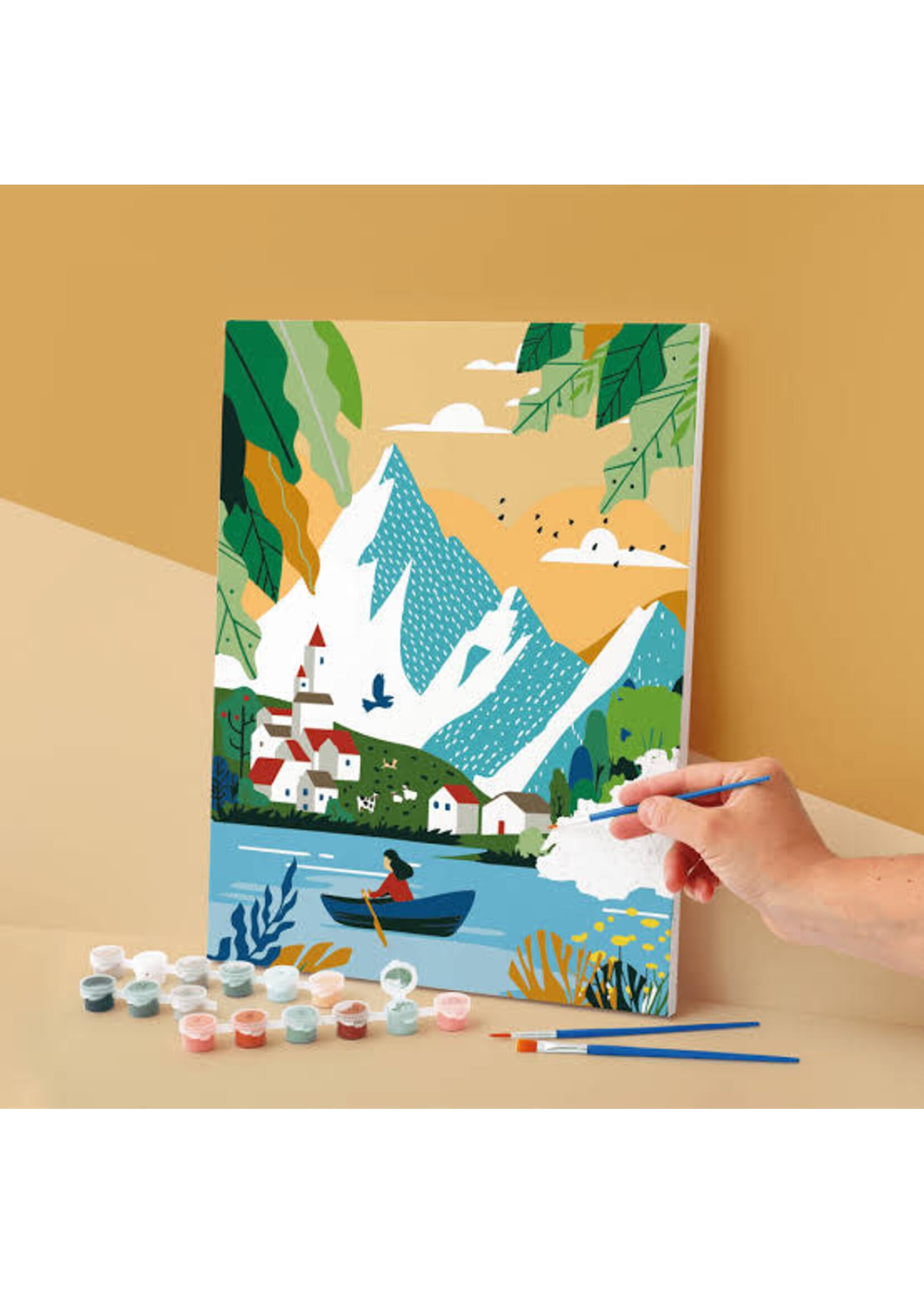Graine Creative Graine creative Schilderen op nummer Alpen landschap
