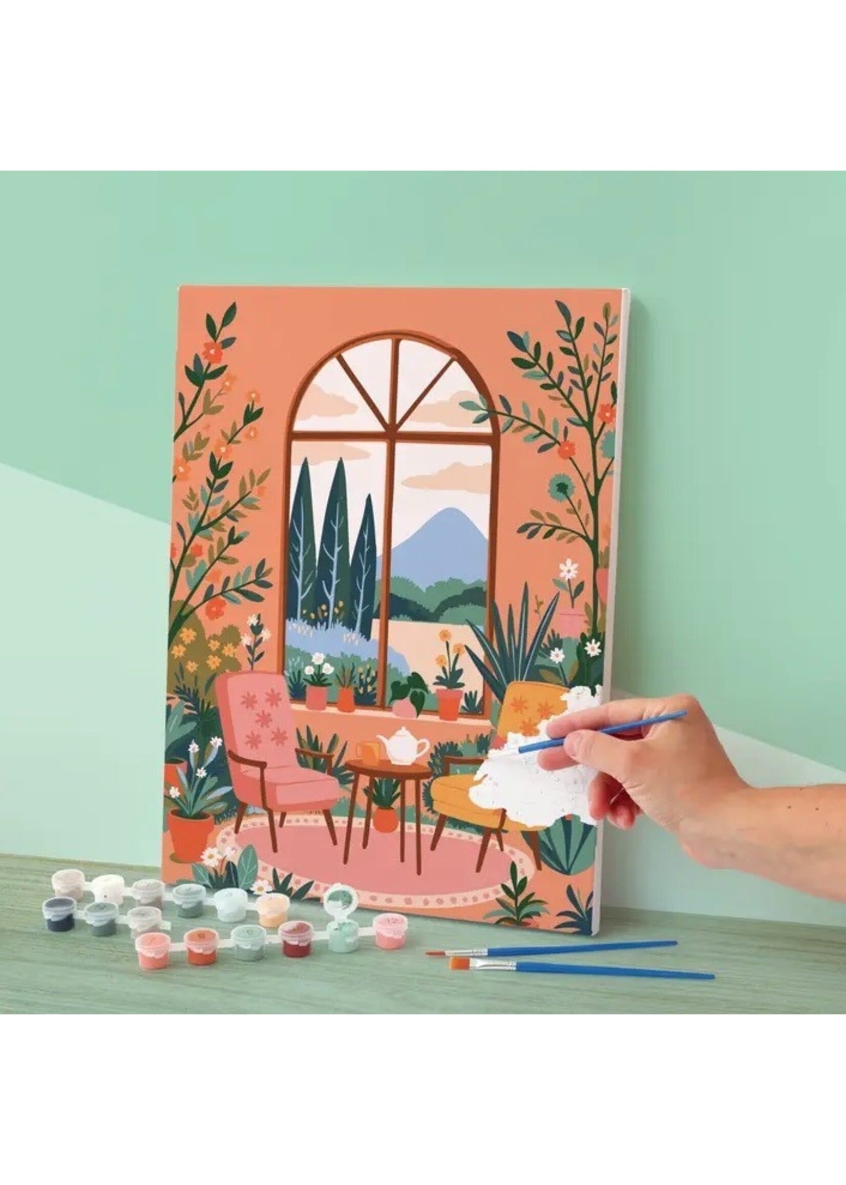 Graine Creative Graine creative Schilderen op nummer Wintertuin