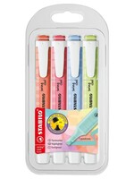 Stabilo swing cool Pastel cardboard wallet 4 pcs