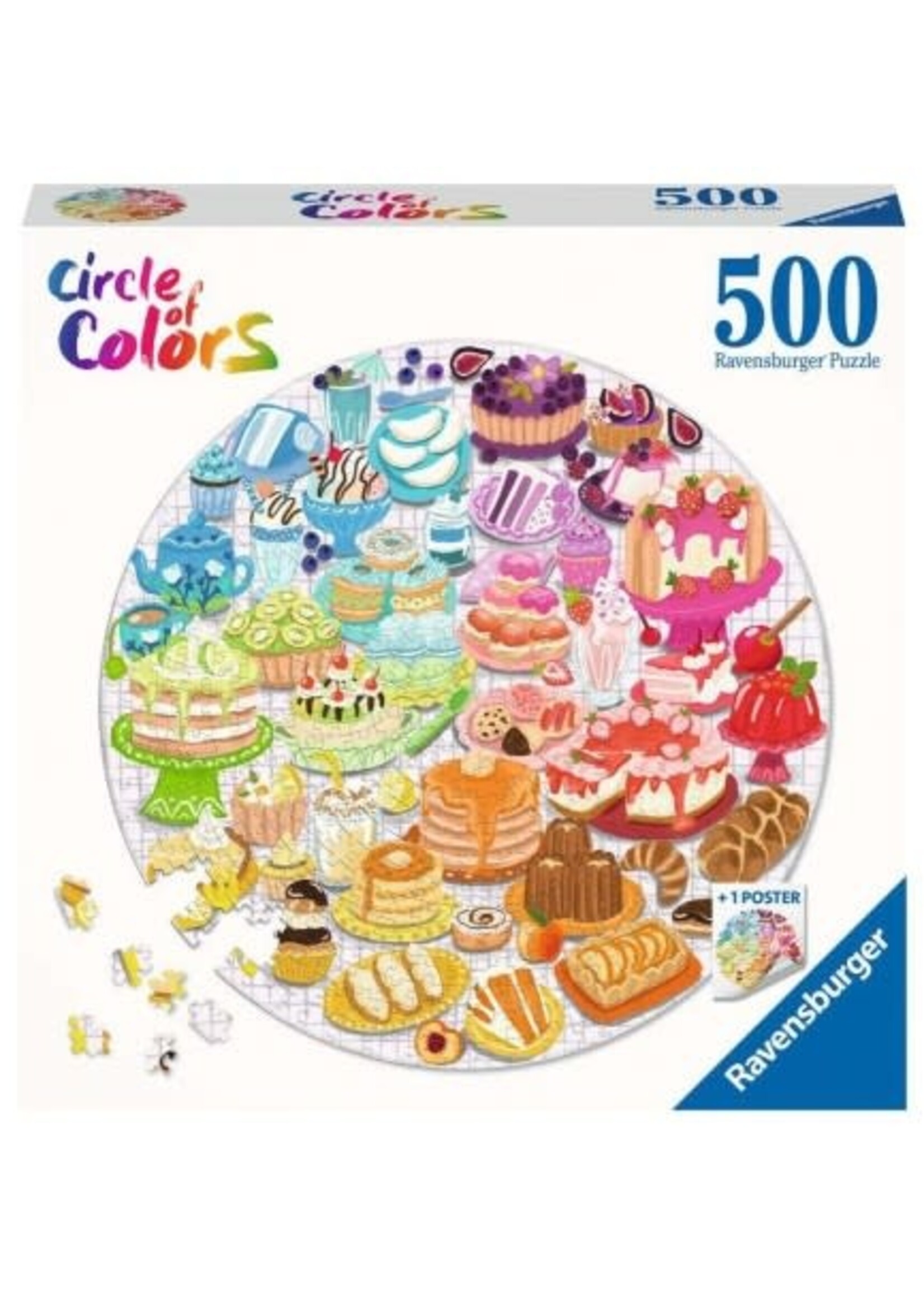 Ravensburger Ravensburger Circle of Colors - Desserts/Pastries (500)