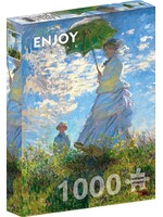 Enjoy Puzzle Enjoy Woman with a Parasol (Madame Monet and Her Son), Claude Monet (1000)