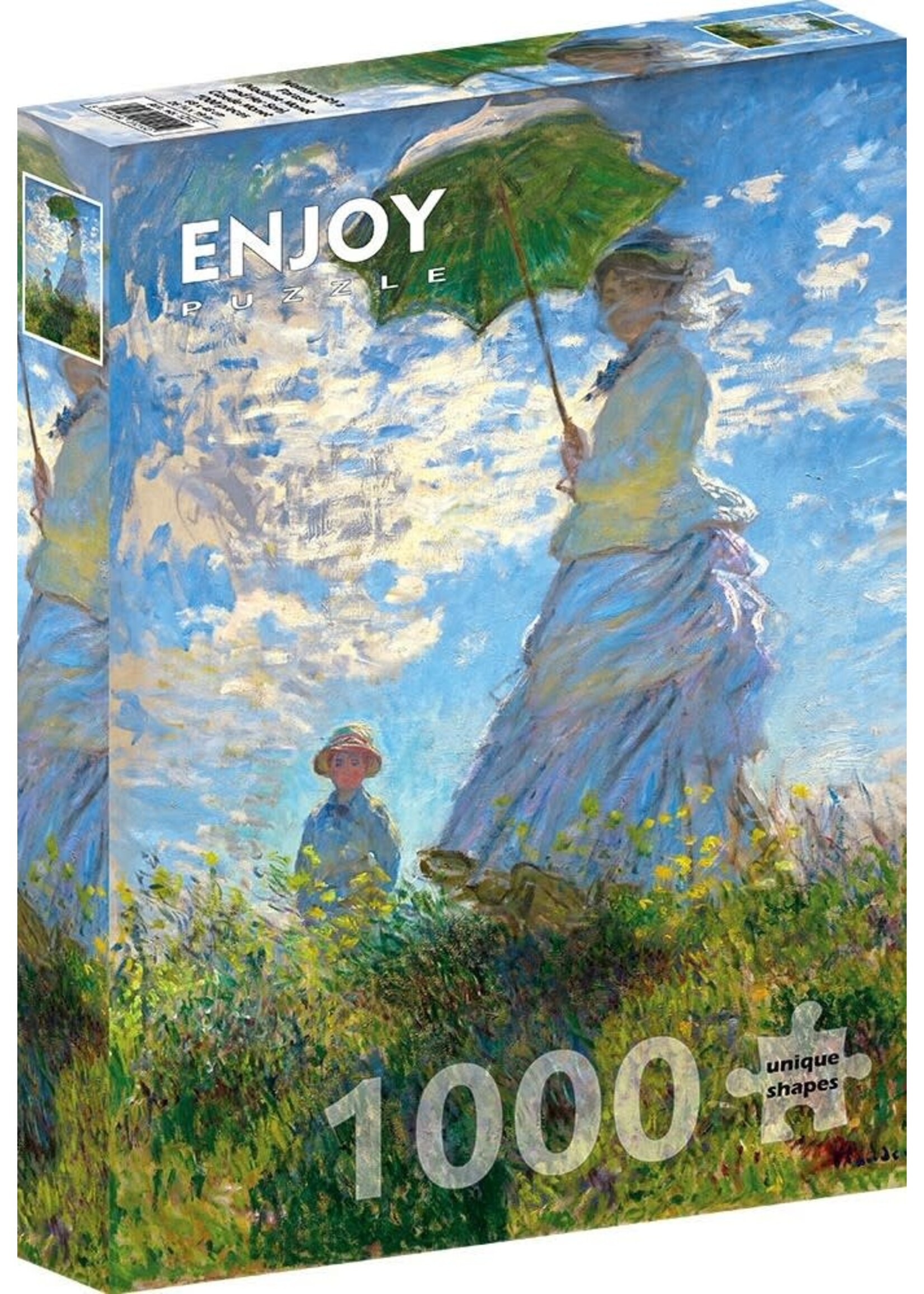 Enjoy Puzzle Enjoy Woman with a Parasol (Madame Monet and Her Son), Claude Monet (1000)
