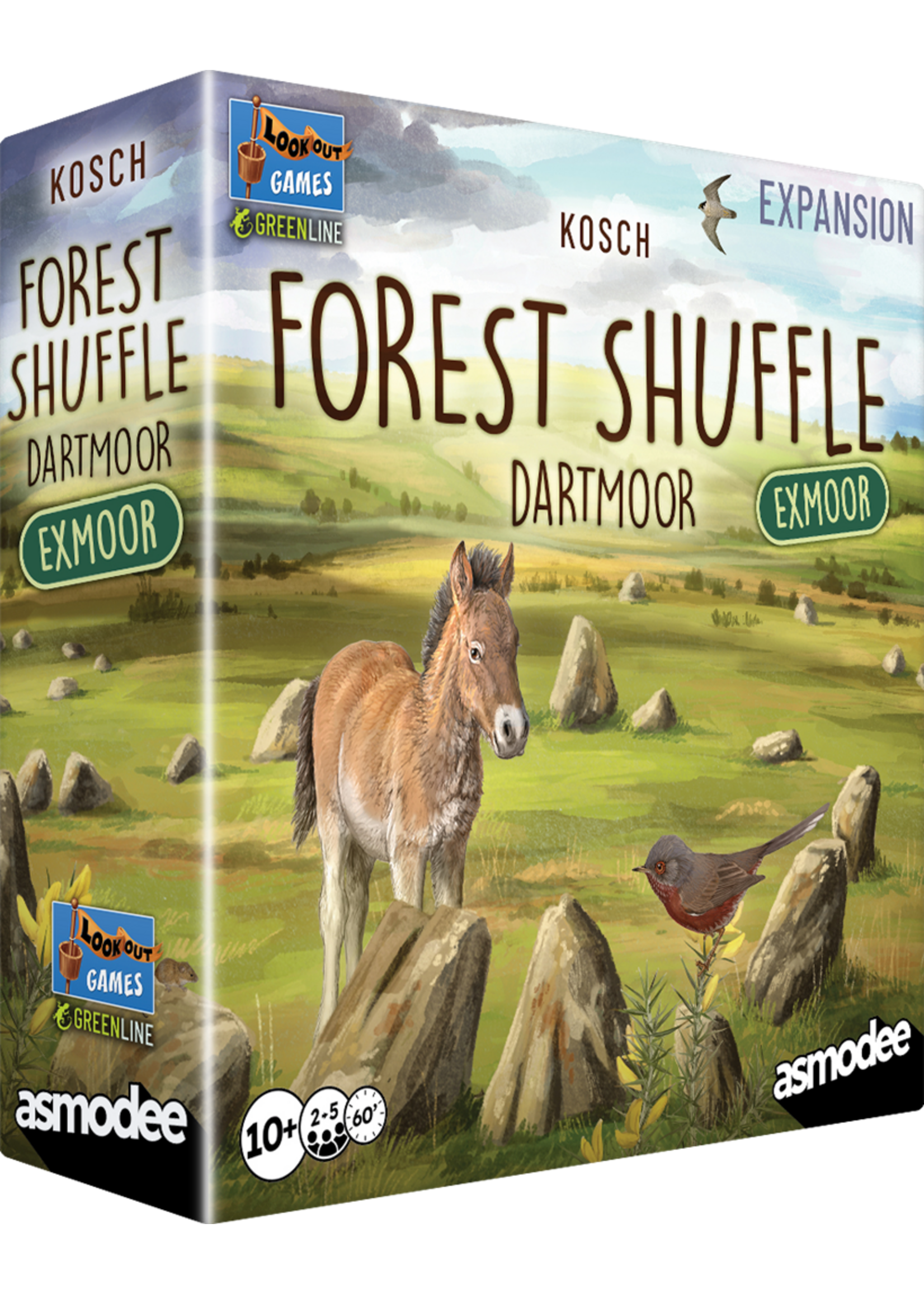 Asmodee Forest Shuffle Dartmoor Exmoor (uitbreiding) Engels