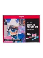 Talens Amsterdam Amsterdam Acrylics Create Set met 20 onderdelen
