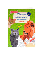 Deltas Kleuren op nummer voor volwassenen - Katten