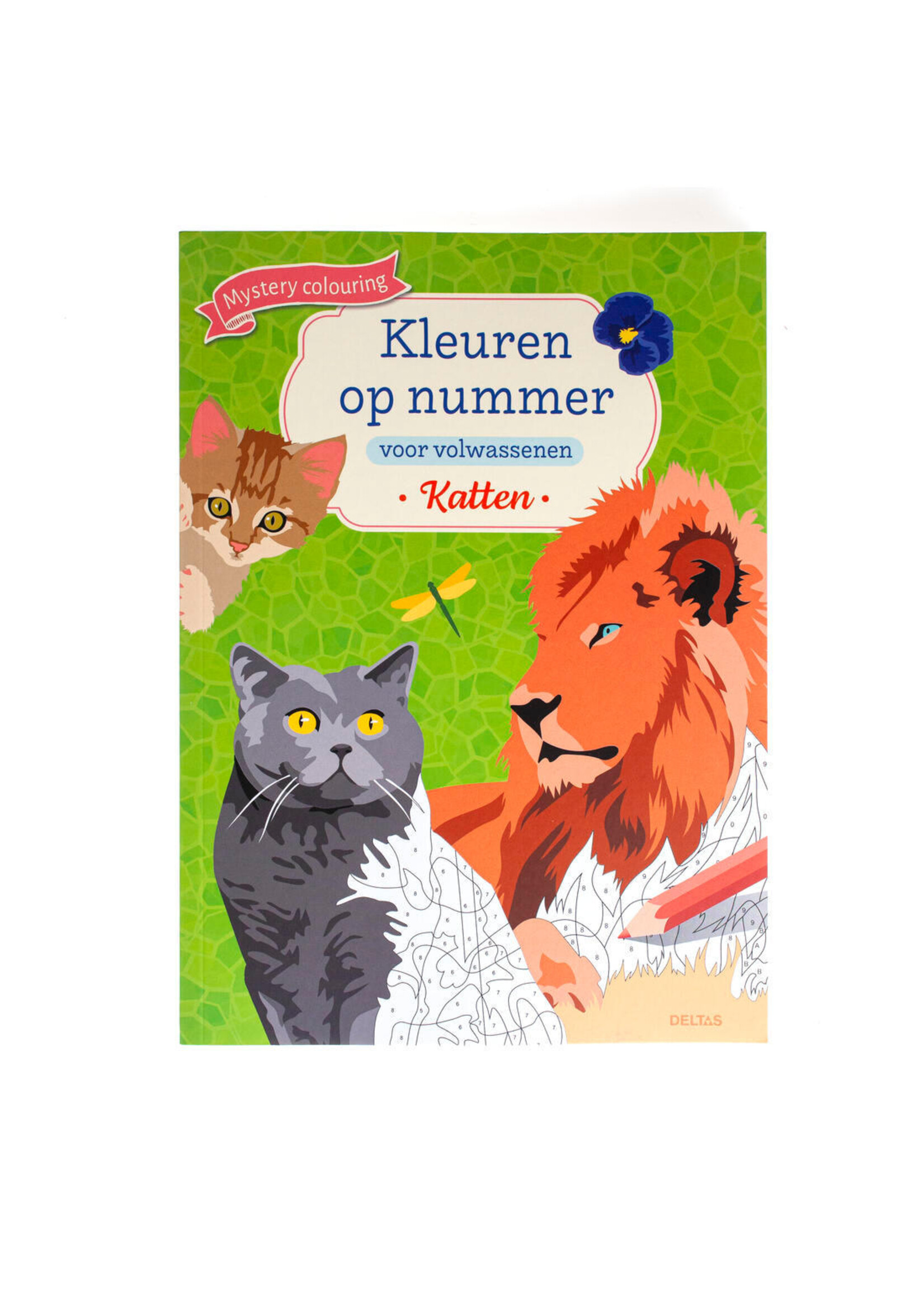 Deltas Kleuren op nummer voor volwassenen - Katten
