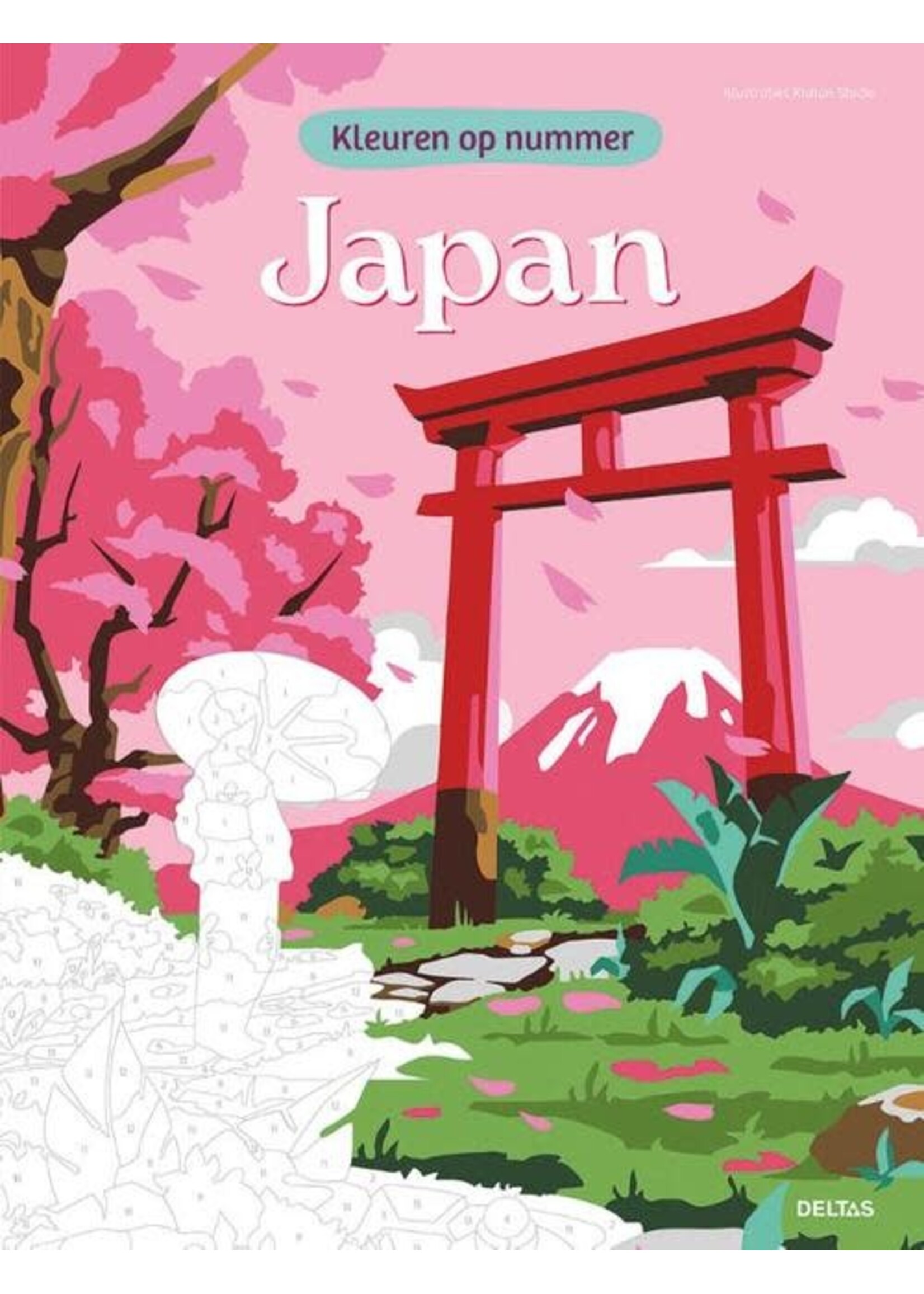 Deltas Japan - Kleuren op nummer