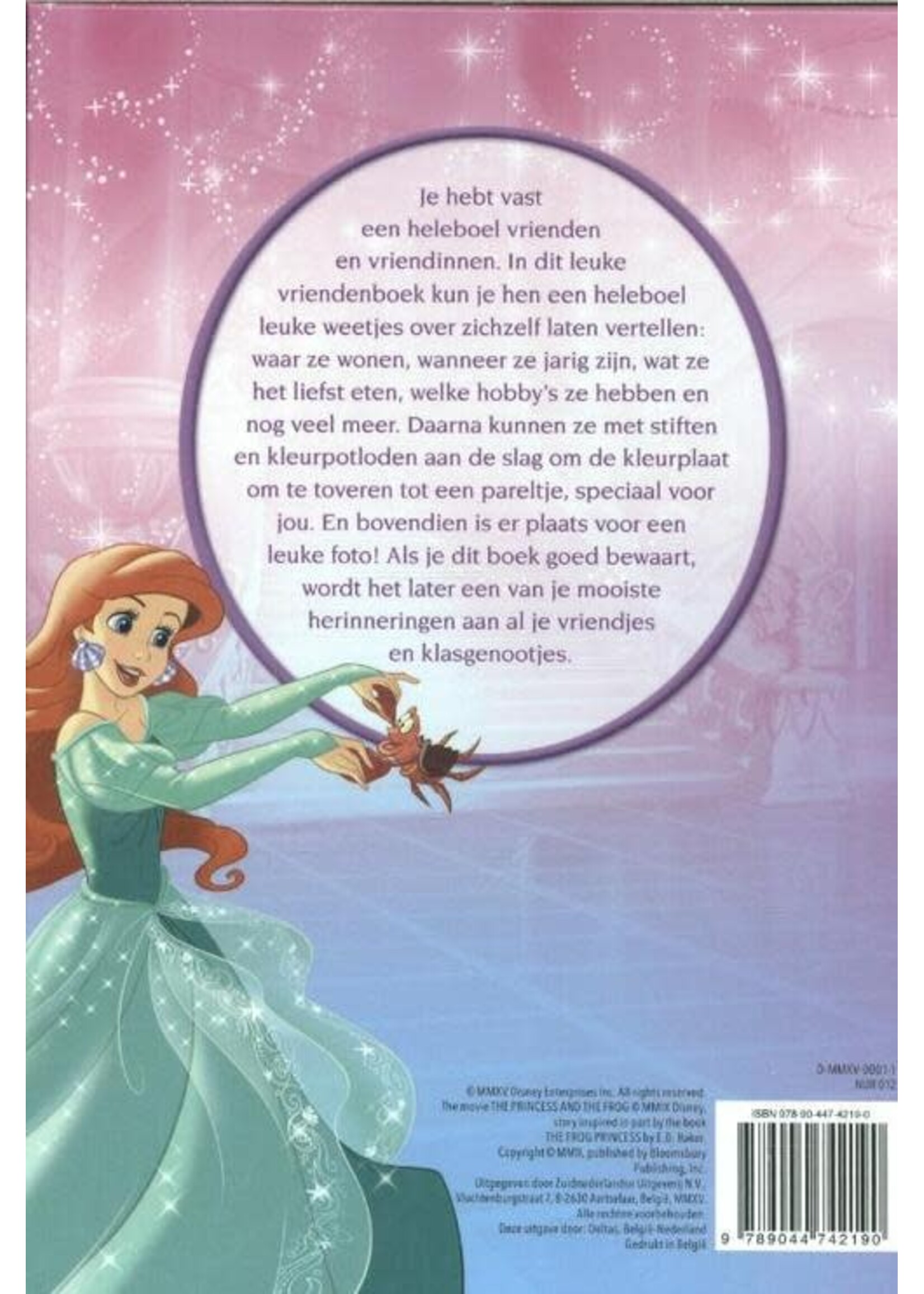 Deltas Disney vriendenboek Prinses