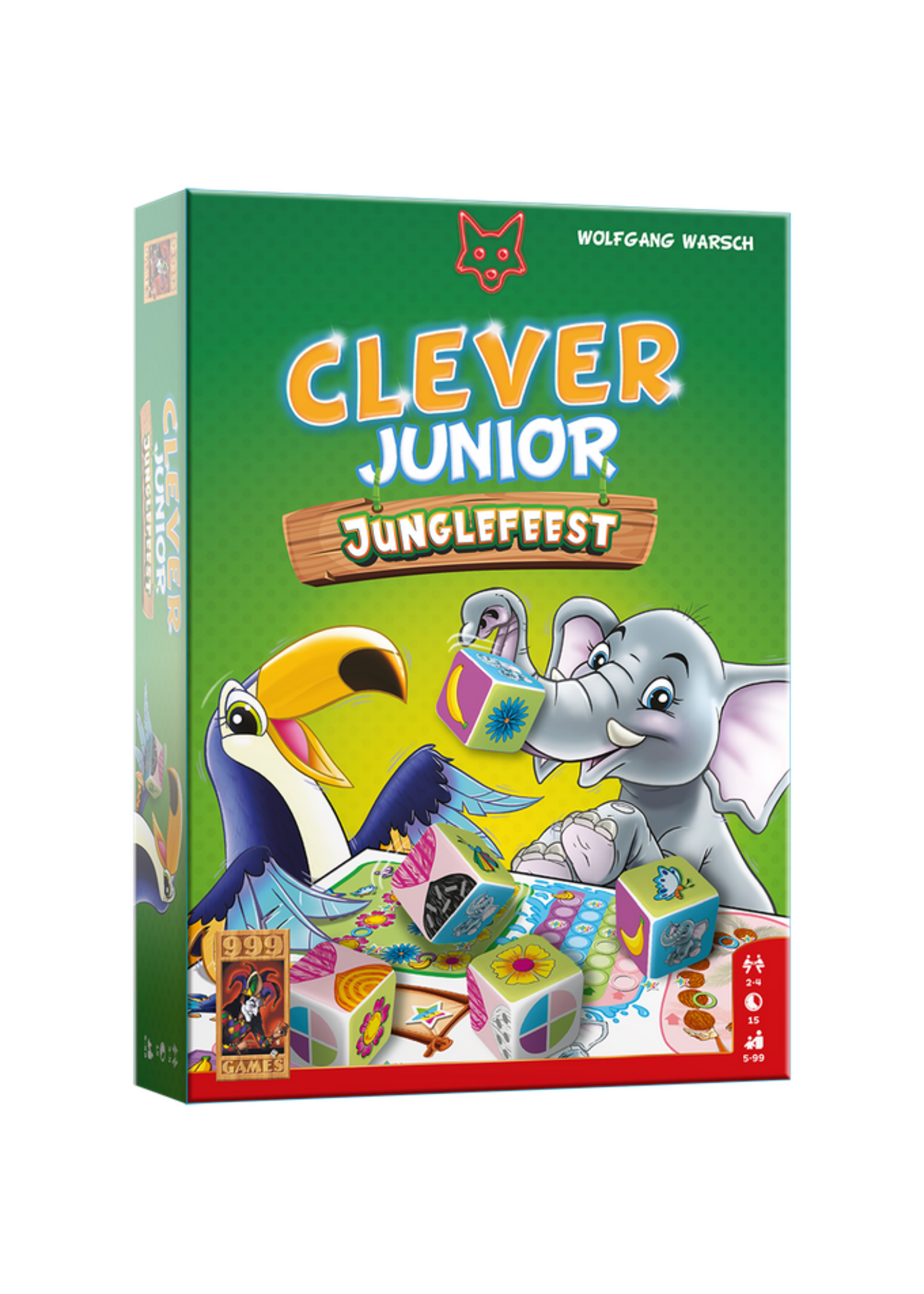 999 Games 999 Games Clever Junior Junglefeest - Dobbelspel