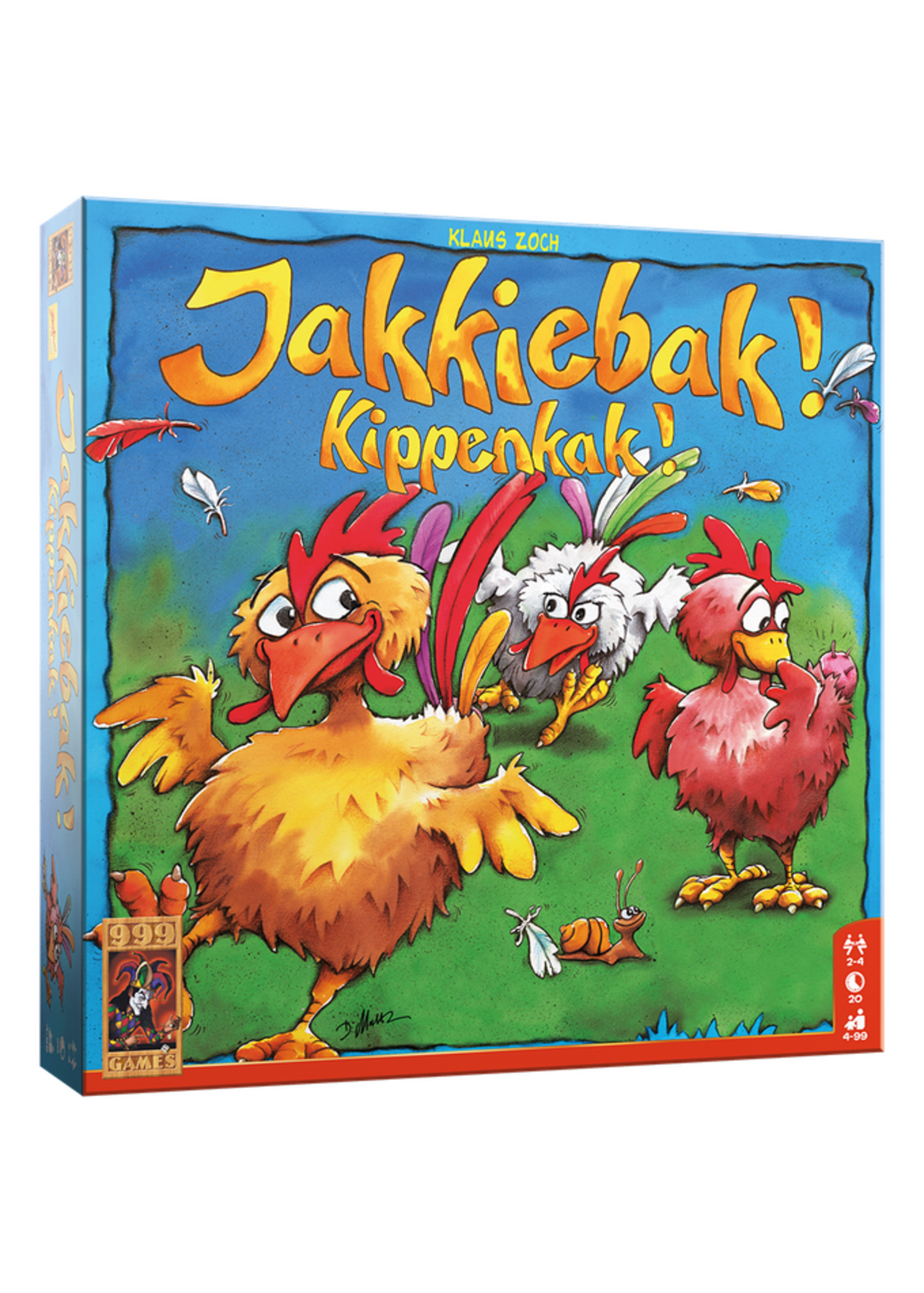 999 Games 999 Games Jakkiebak Kippenkak! bordspel