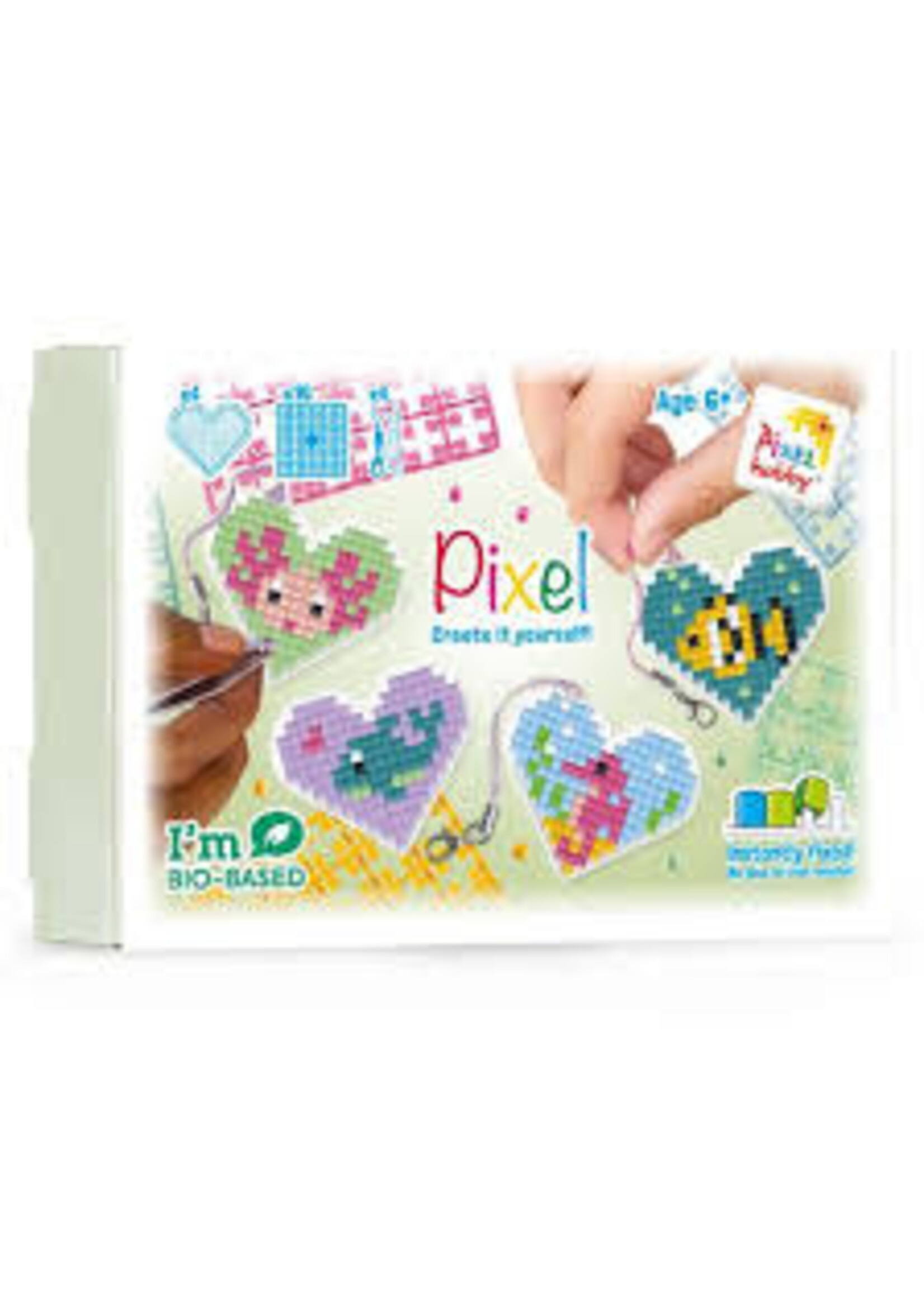 Pixel Pixel hart thema box Zeedieren