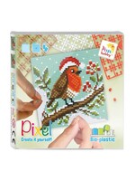 Pixel PIxel set Kerst vogeltje