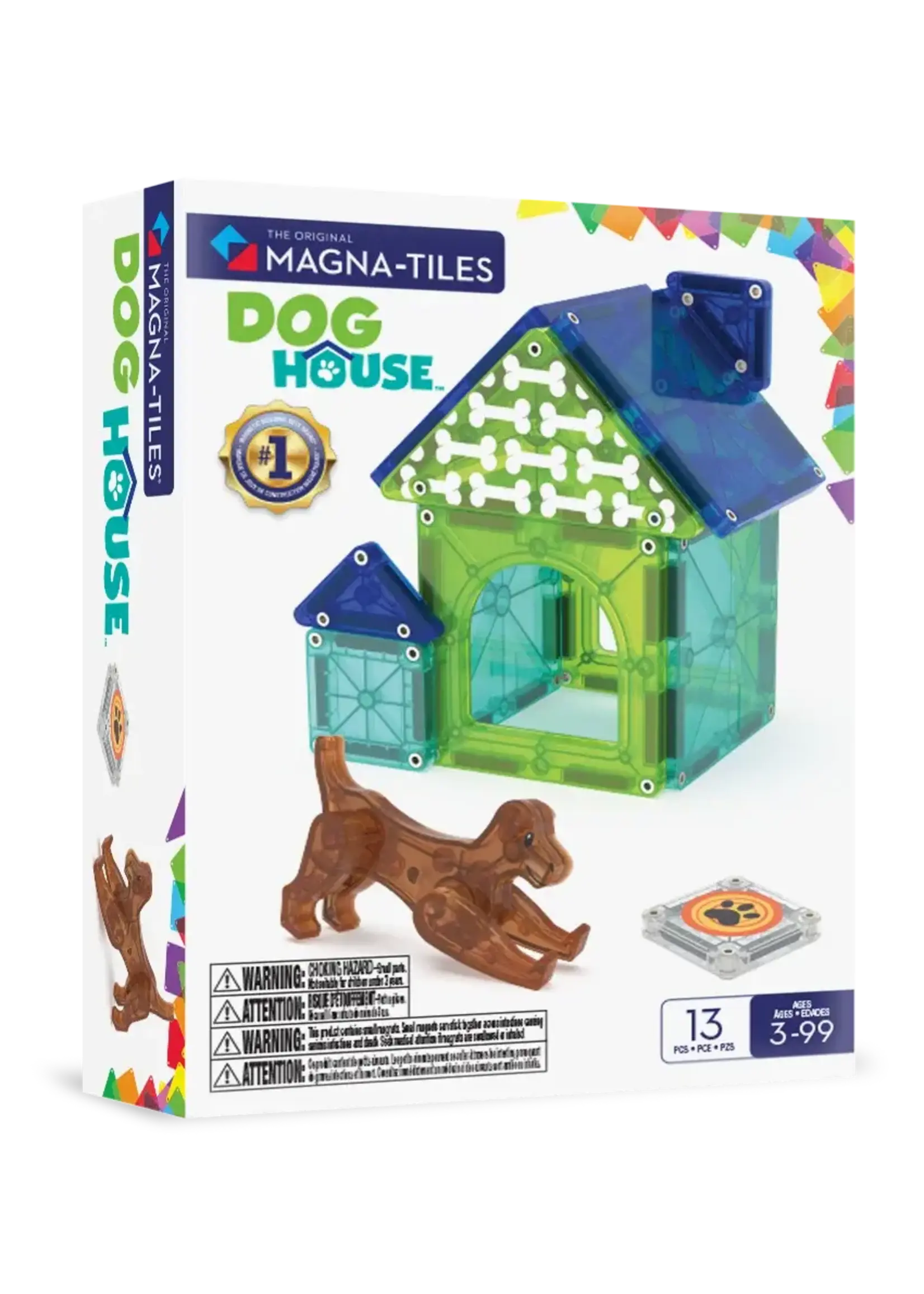 Magna-Tiles MAGNA-TILES - Dog house 13-Piece Set