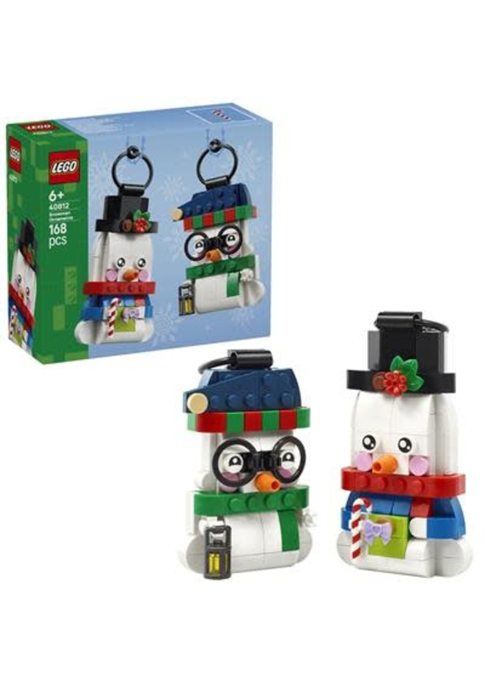 Lego Christmas Sneeuwpopornamenten