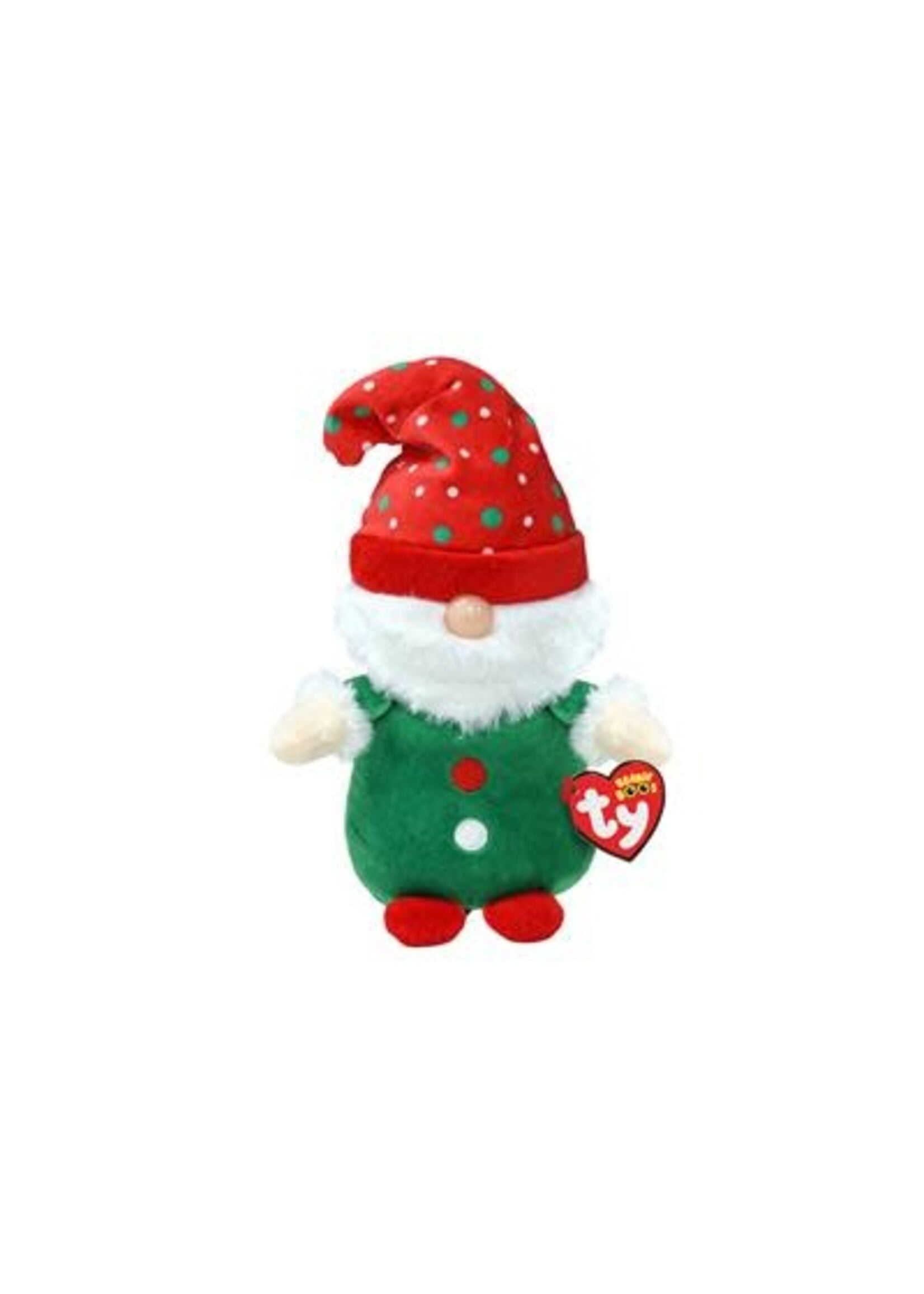 Little Dutch Ty Beanie Boo Christmas Gnome Gnolan Elf