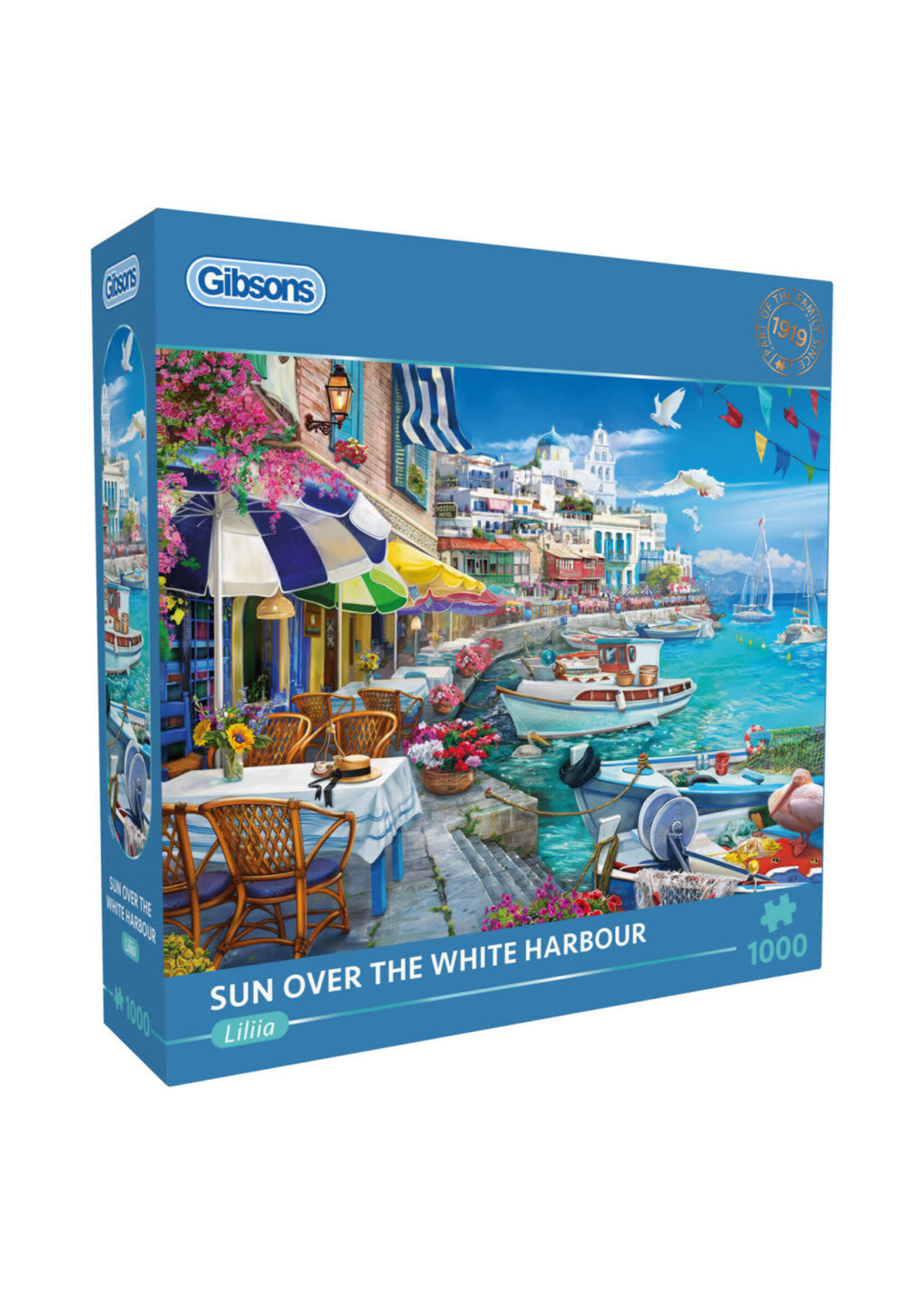 Gibsons Gibsons Puzzel Sun Over the White Harbour (1000 stukjes))