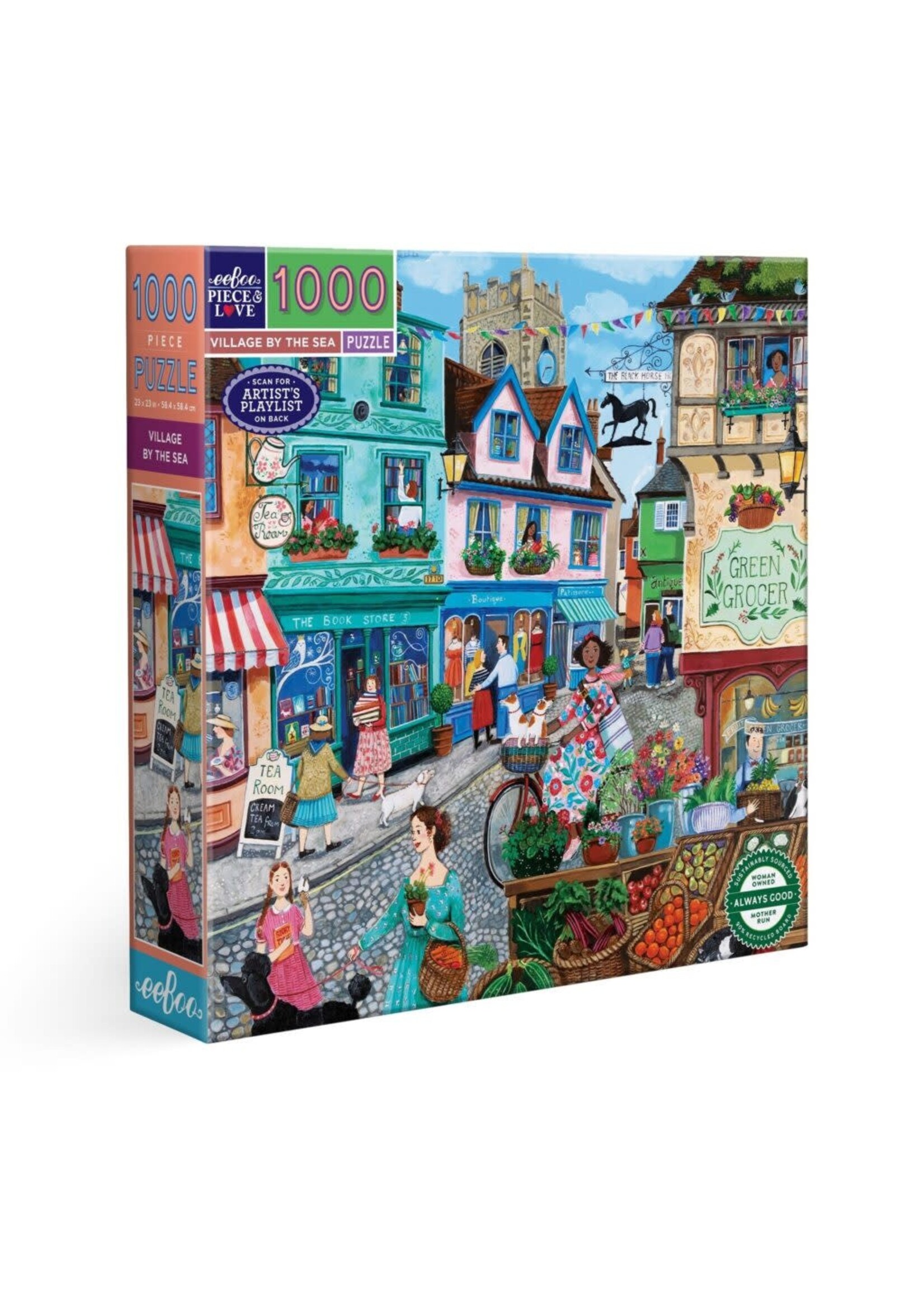 Eeboo Eeboo Village by the Sea (1000 stukjes)