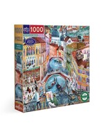 Eeboo Eeboo Puzzel Artists in Venice (1000 stukjes)
