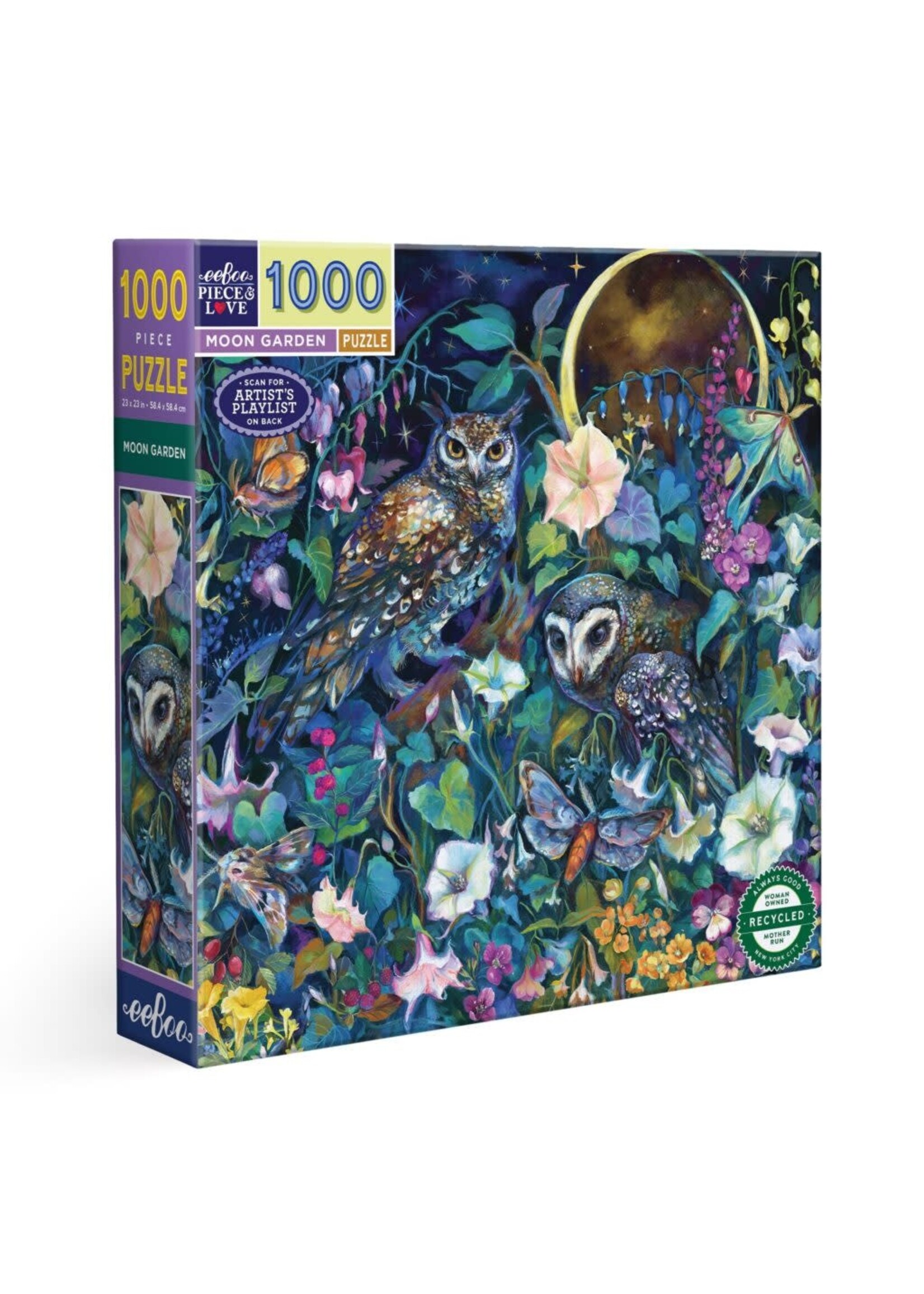Eeboo Eeboo Puzzel Moon Garden (1000 stukjes)