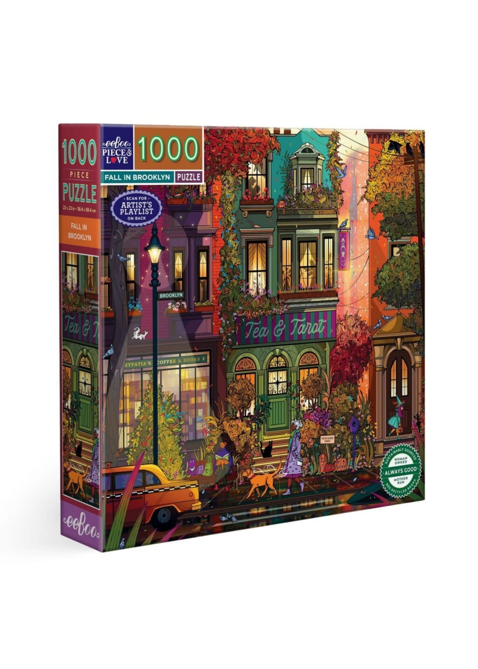 Eeboo Ebboo Puzzel Fall in Brooklyn (1000 stukjes)
