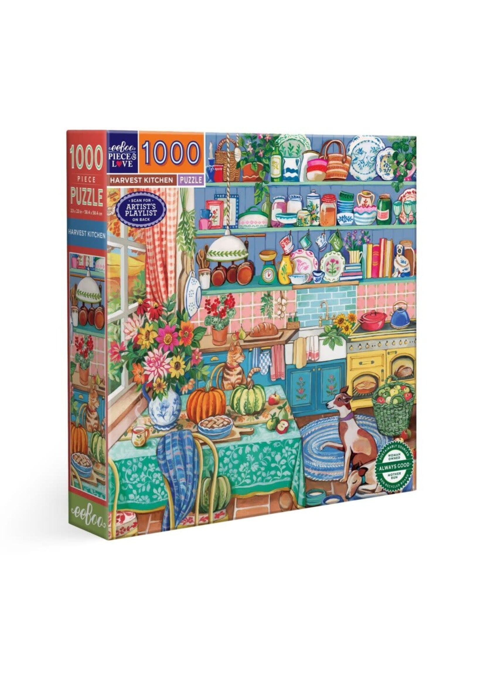 Eeboo Eeboo Puzzel Harvest Kitchen (1000 stukjes)