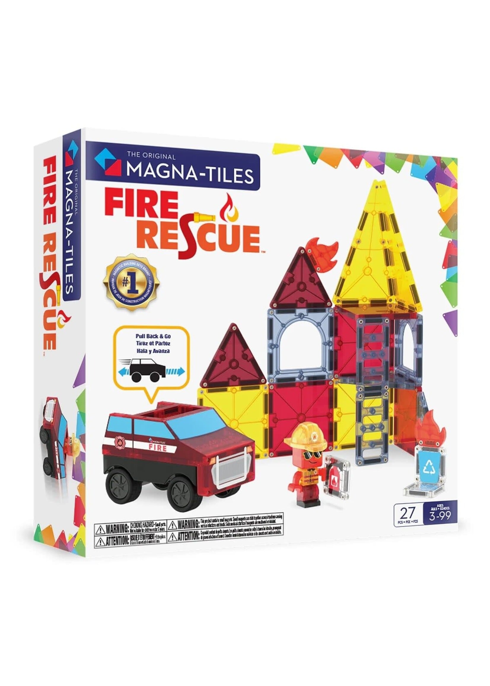 Magna-Tiles Magna Tiles Fire Station 27 Piece Set