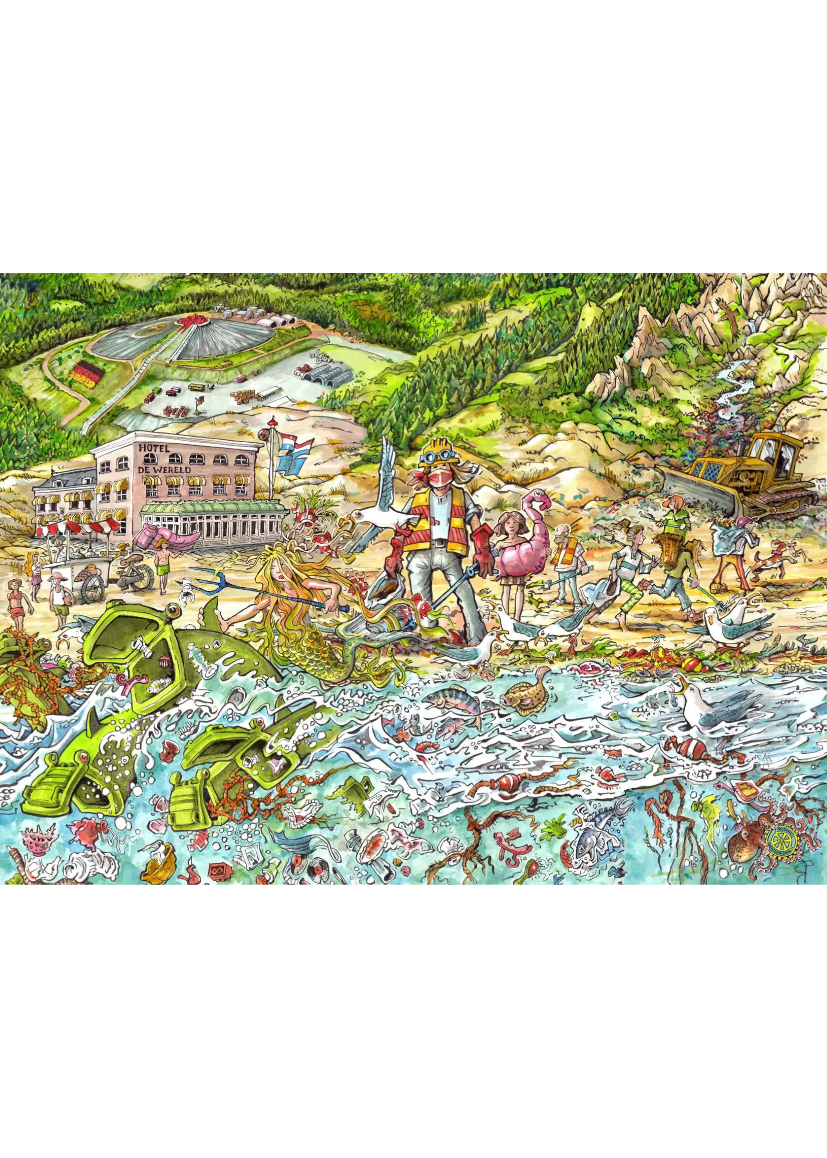 Puzzel Wageningen (1000 stukjes)