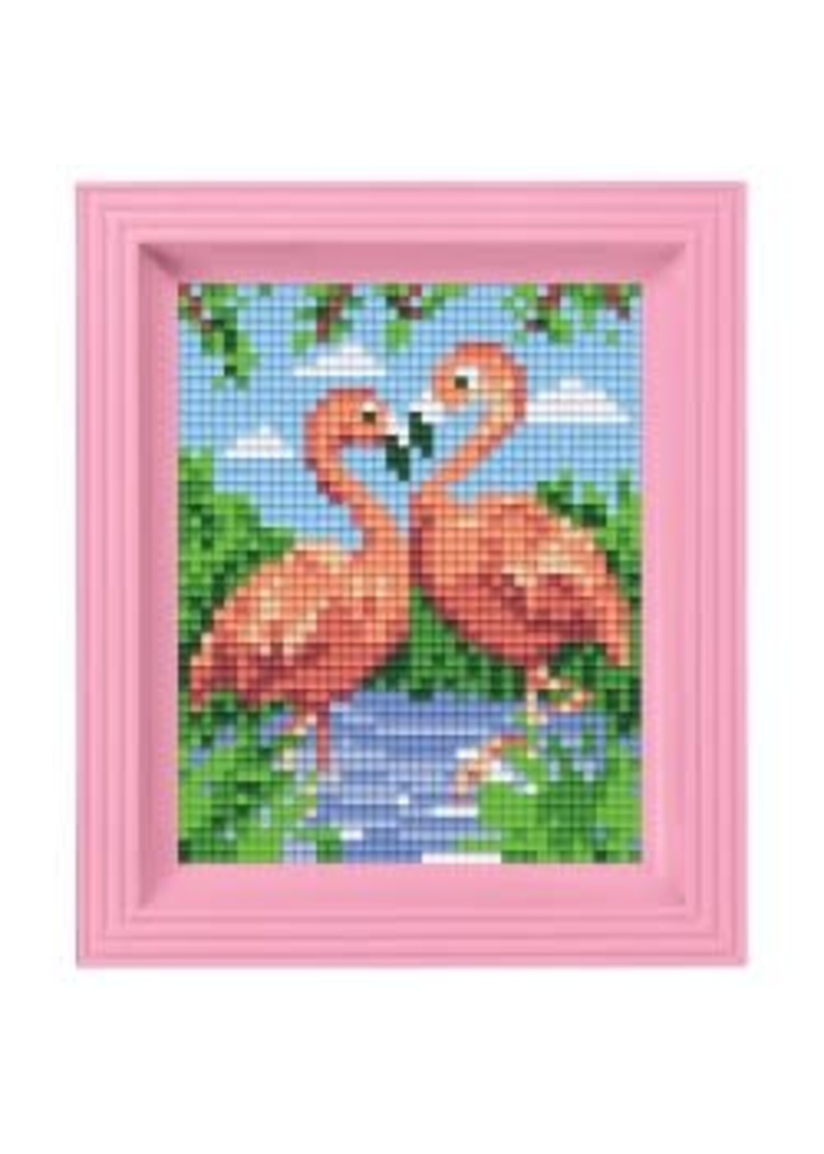 Pixel Pixelhobby geschenkverpakking 20 pixelmatjes Flamingo's