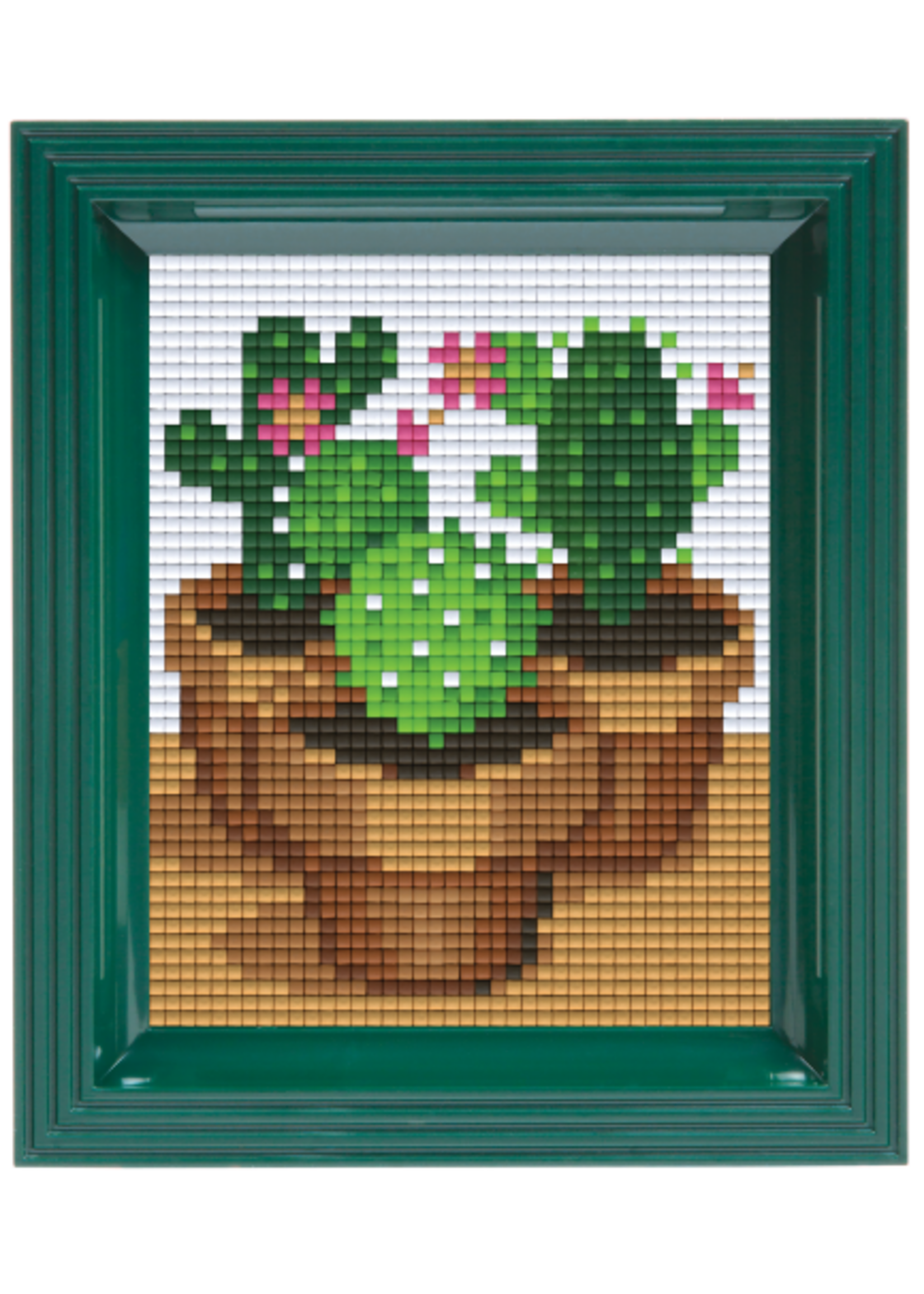 Pixel Pixelhobby geschenkverpakking met 20 pixelmatjes Cactus