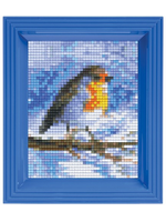 Pixel Pixelhobby geschenkverpakking met 41 pixelmatjes Roodborstje