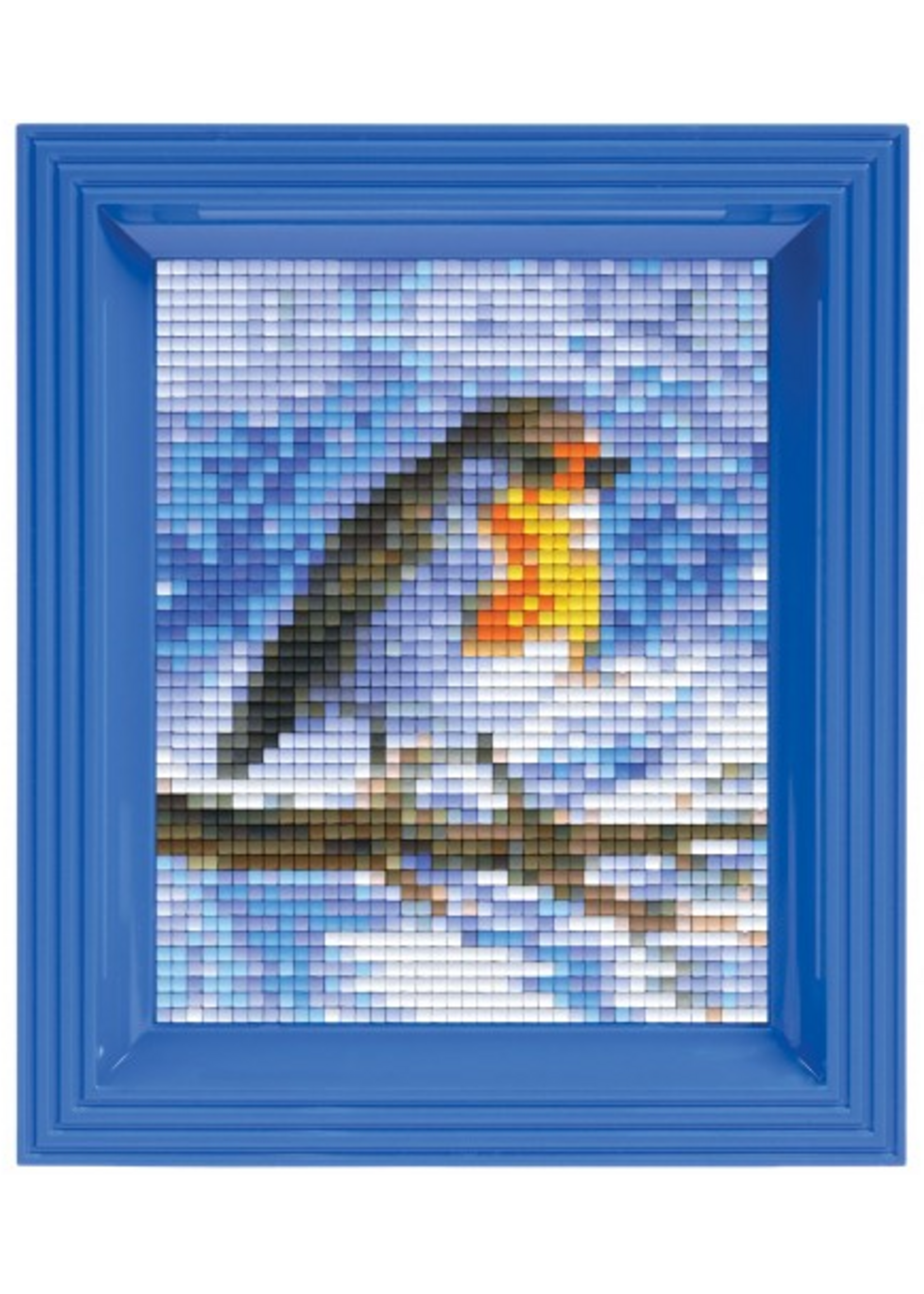 Pixel Pixelhobby geschenkverpakking met 41 pixelmatjes Roodborstje