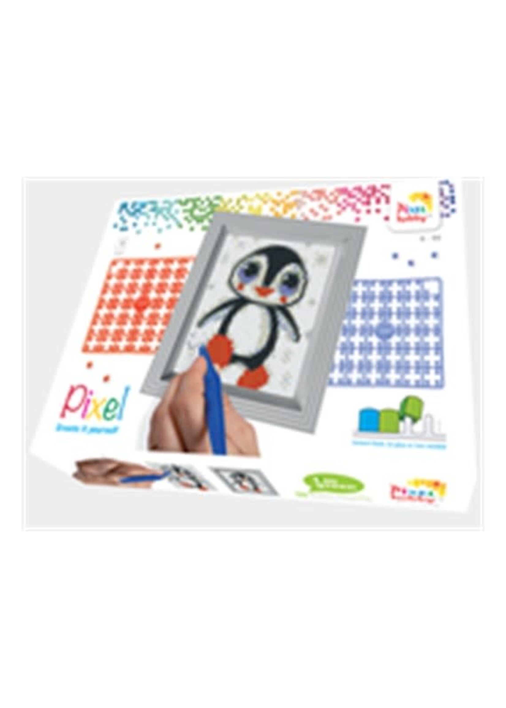 Pixel Pixelhobby geschenkverpakking met 23 pixelmatjes Pinquin