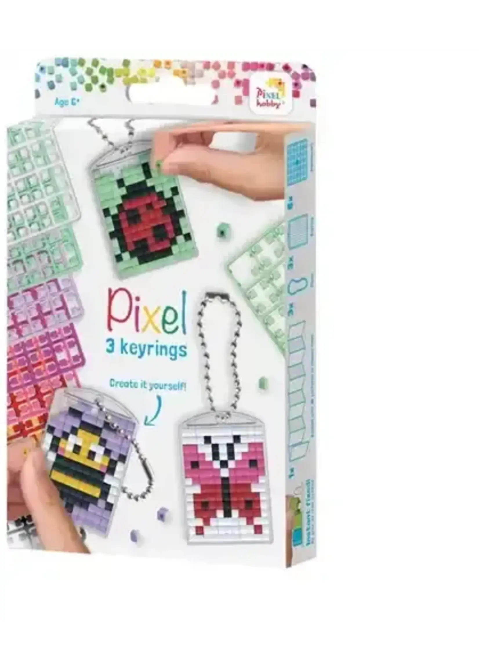 Pixel Pixelhobby Medaillon Set Insecten 3 stuks