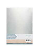 Card deco Zilver - Metallic Linnenkarton