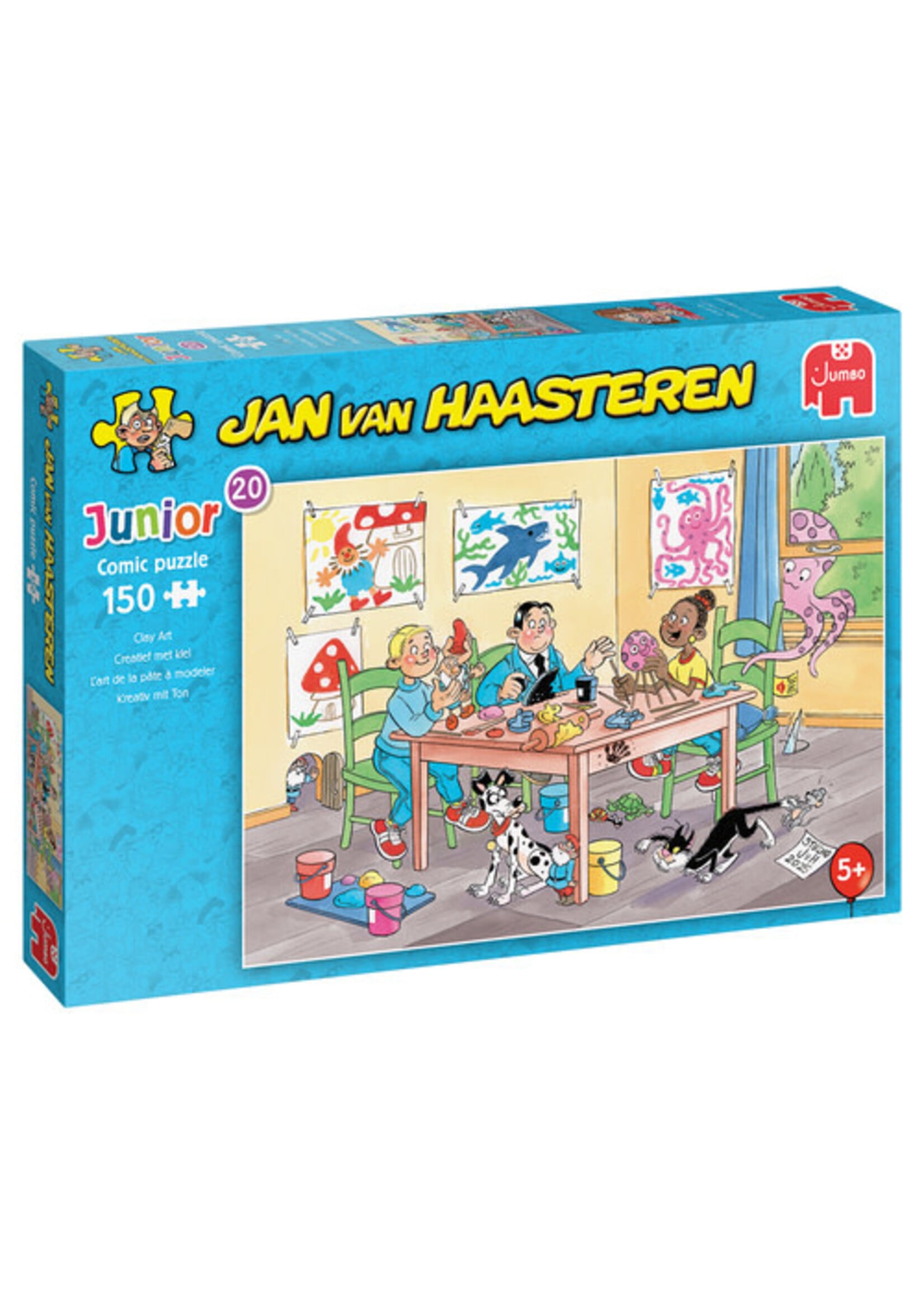 Jumbo Jan van Haasteren Junior Puzzel 20 Creatief met Klei (150 stukjes)