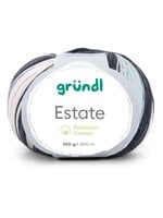 Grundl Gründl Wolle Estate Premium Cotton 100 g 350M Multi Color roze groen geel violet