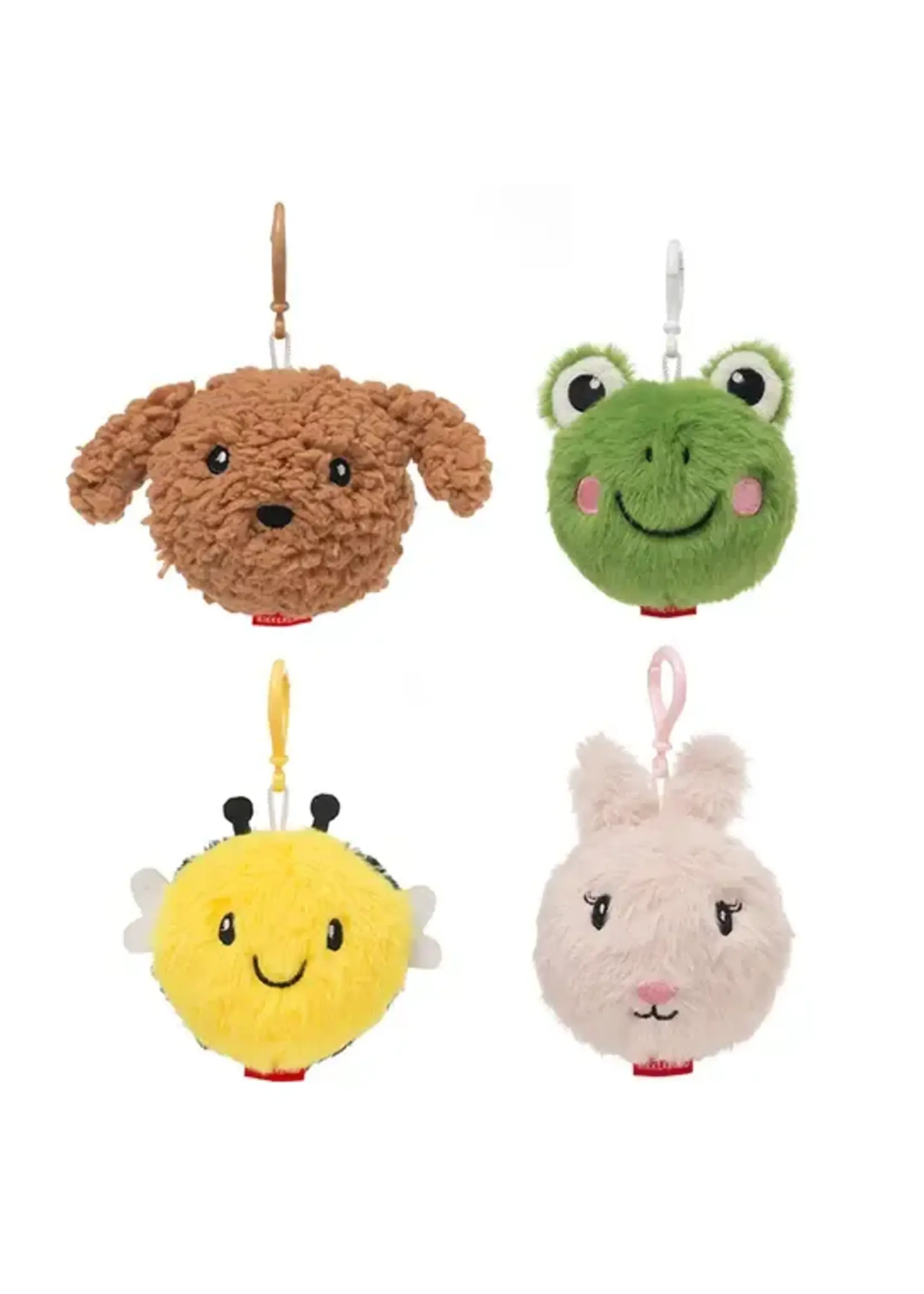 Kikkerland Kikkerland Backyard Animal Squeeze Pals assorti. (4 stuks)