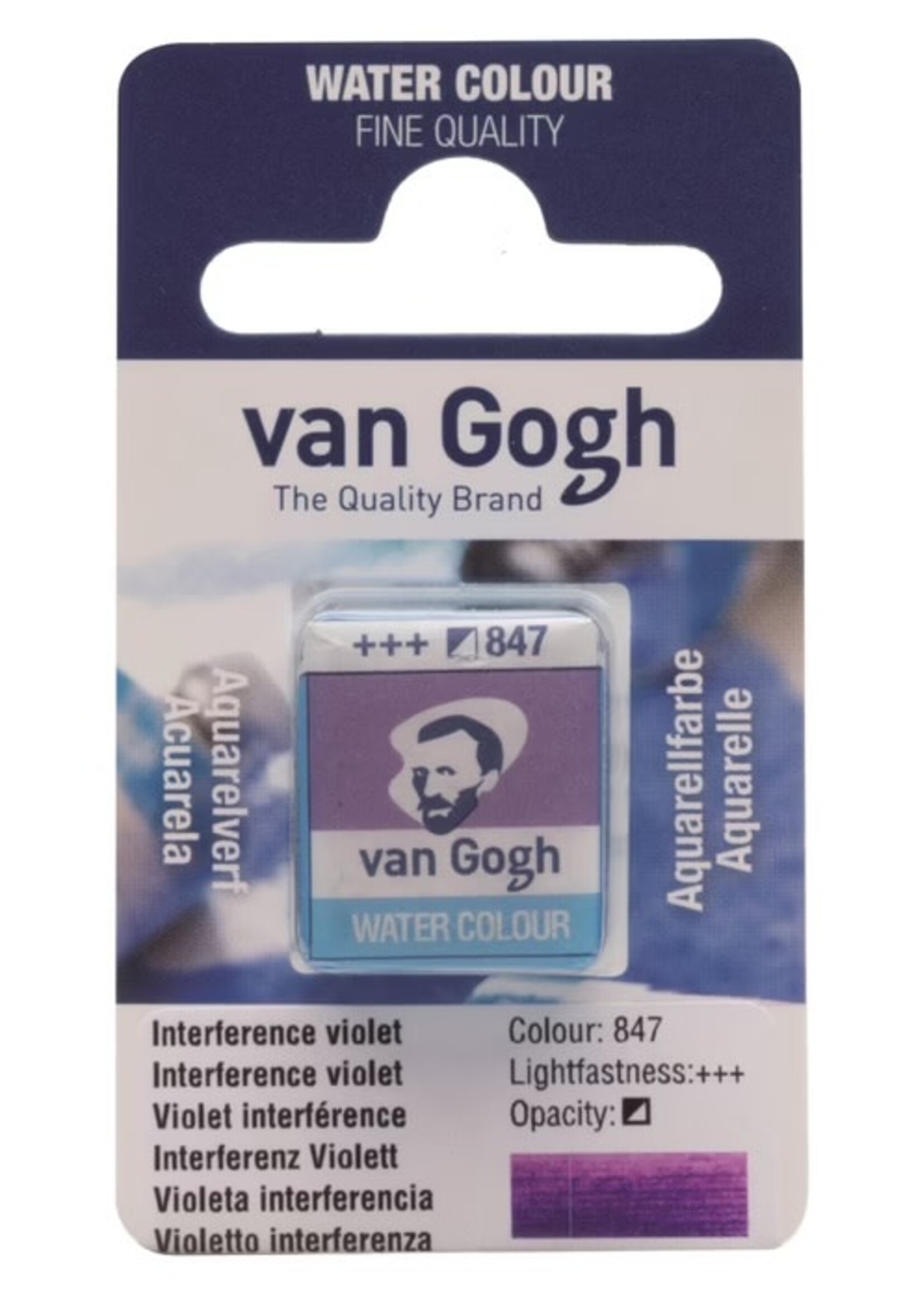 VAN GOGH Van Gogh Aquarelverf Napje 1 piece Interference Violet 847