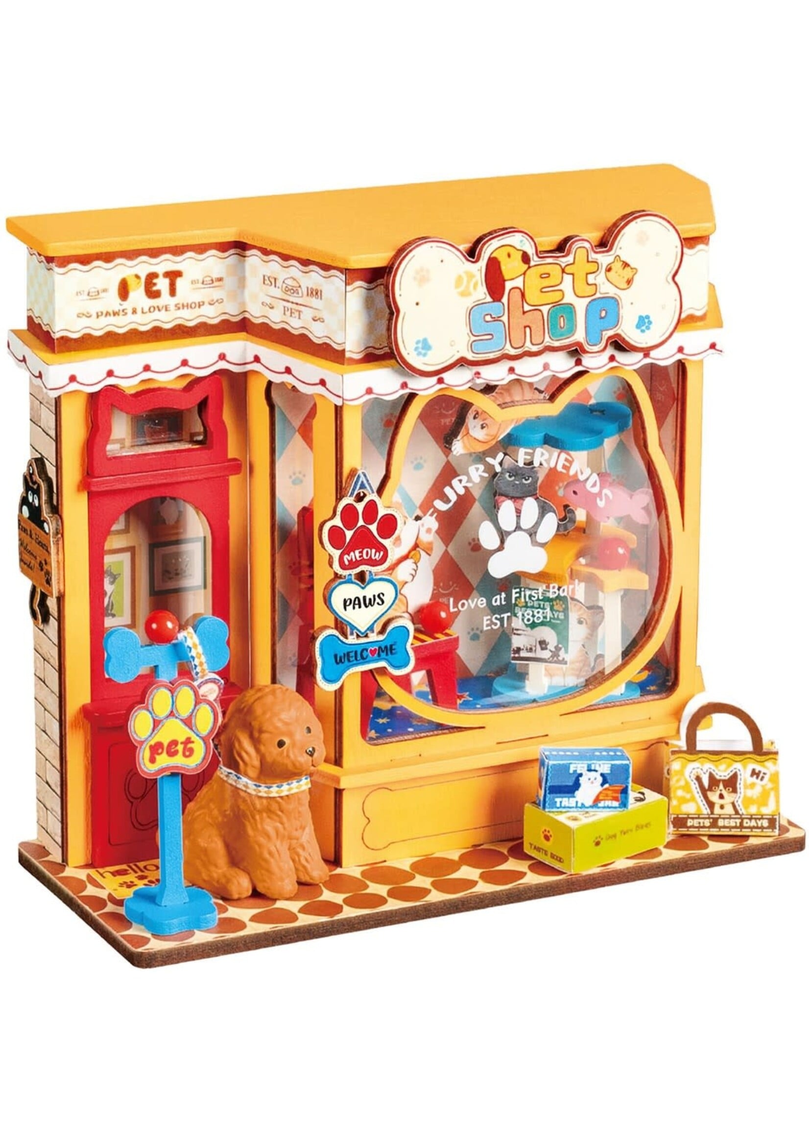 Rolife Robotime Pawfect Pet Shop